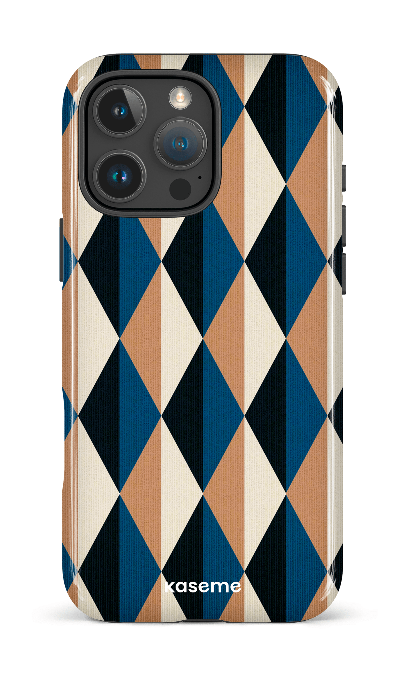 iPhone 16 Pro Max Impact Case Harlequin Blue -