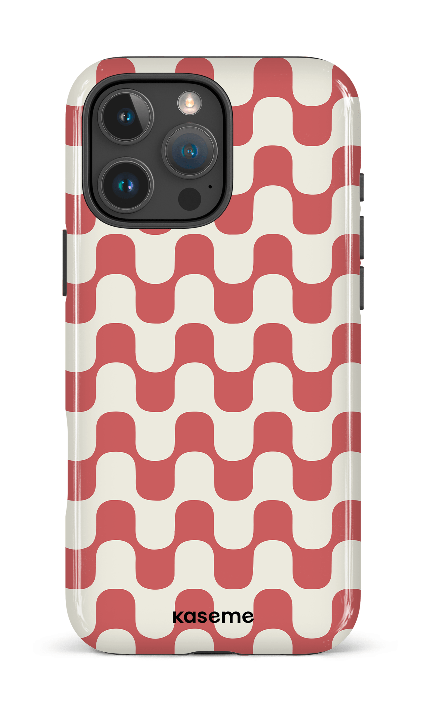 iPhone 16 Pro Max Impact Case Hippy Red -