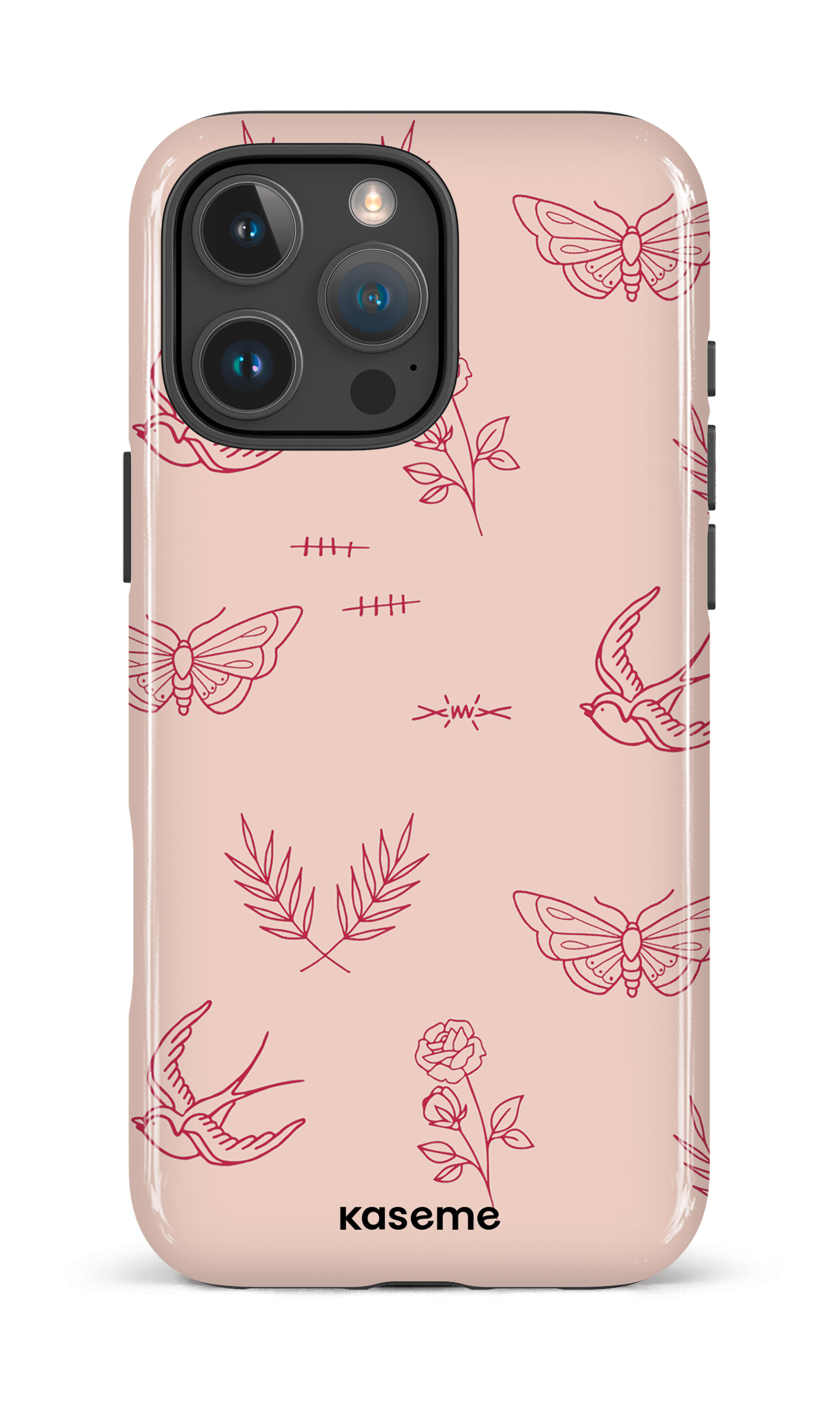 iPhone 16 Pro Max Impact Case Ink magenta -