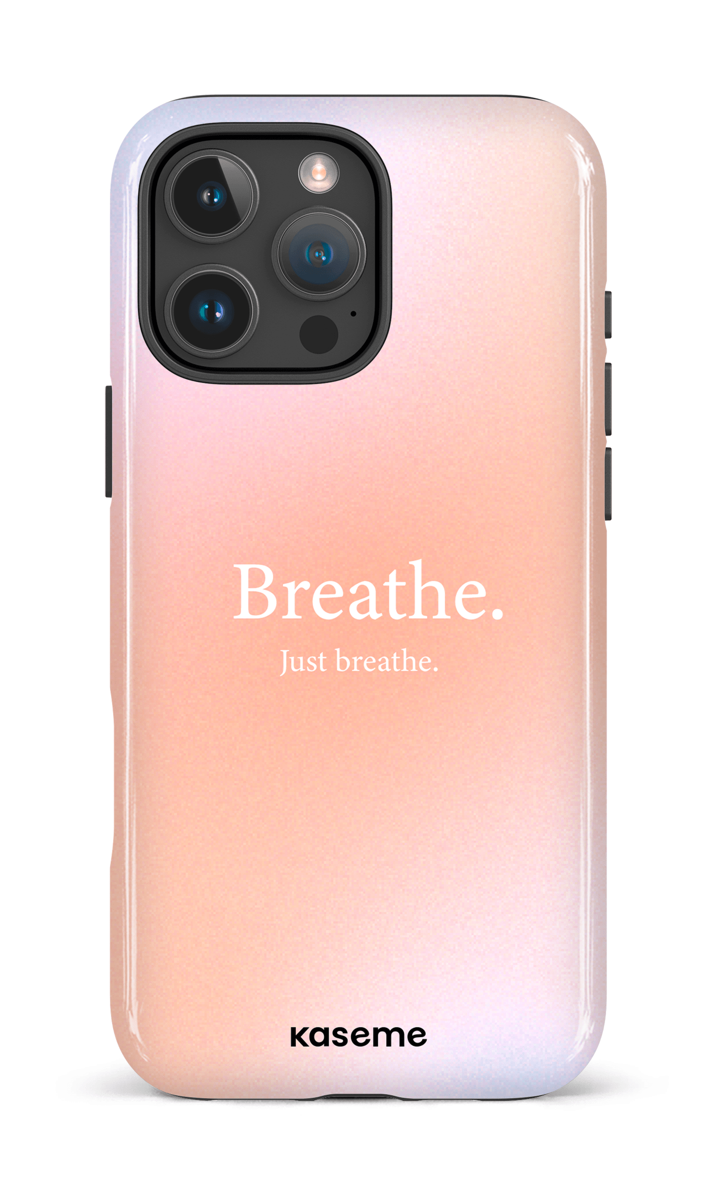 iPhone 16 Pro Max Impact Case Just breathe -