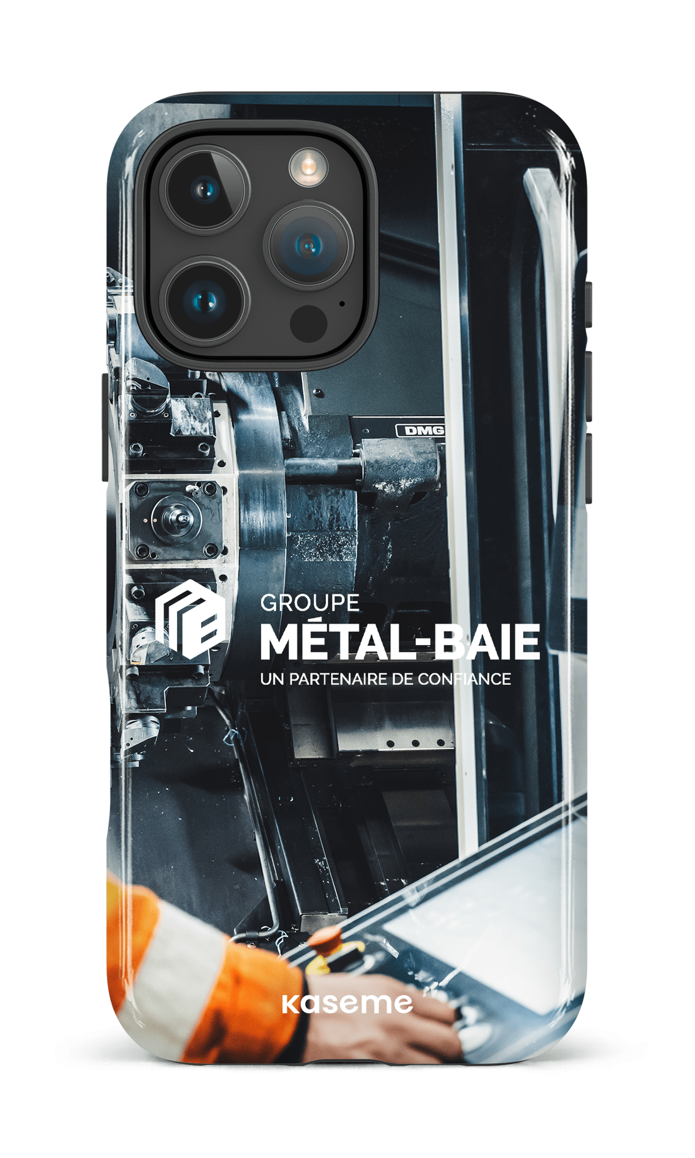 iPhone 16 Pro Max Impact Case Le machinage par Métal-Baie -