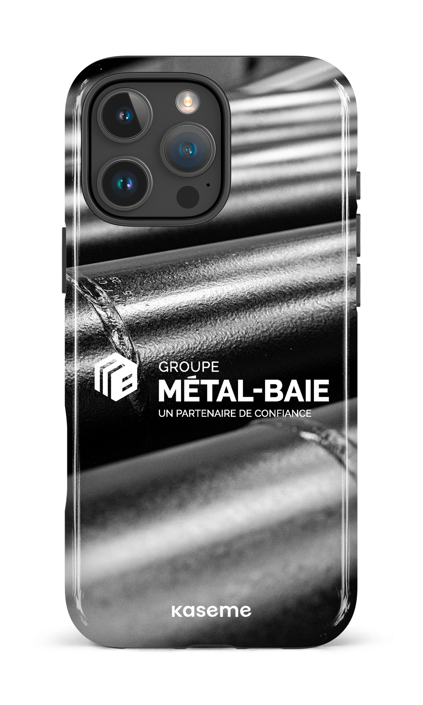 iPhone 16 Pro Max Impact Case Les tuyaux par Métal-Baie -