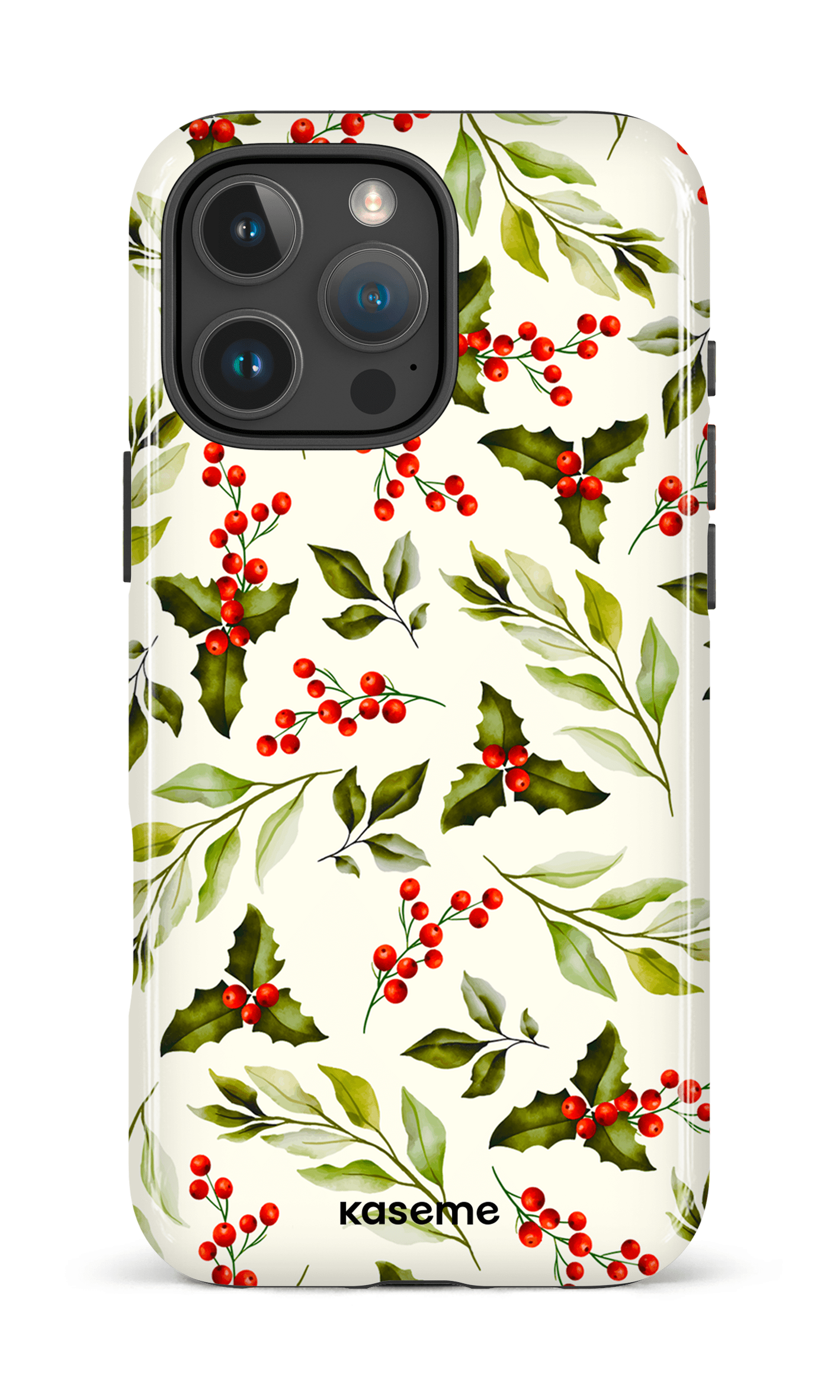 iPhone 16 Pro Max Impact Case Mistletoe -
