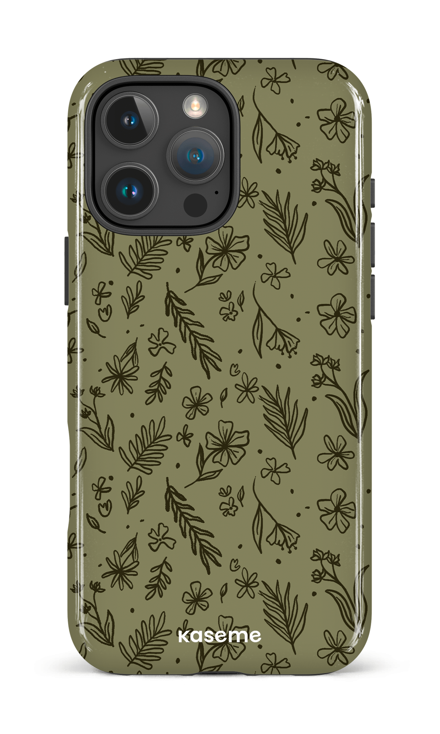iPhone 16 Pro Max Impact Case Olive Branch -