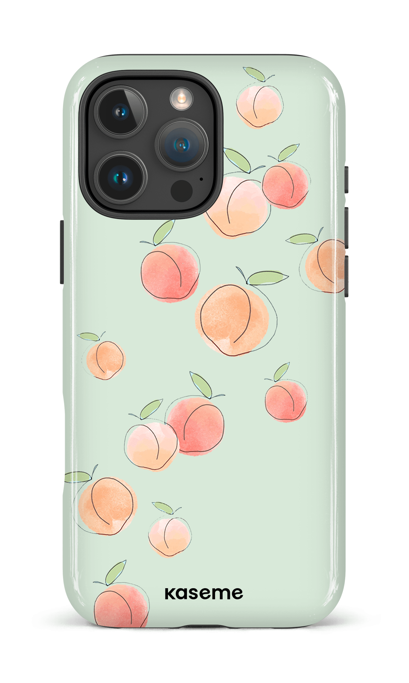 iPhone 16 Pro Max Impact Case Peachy green -