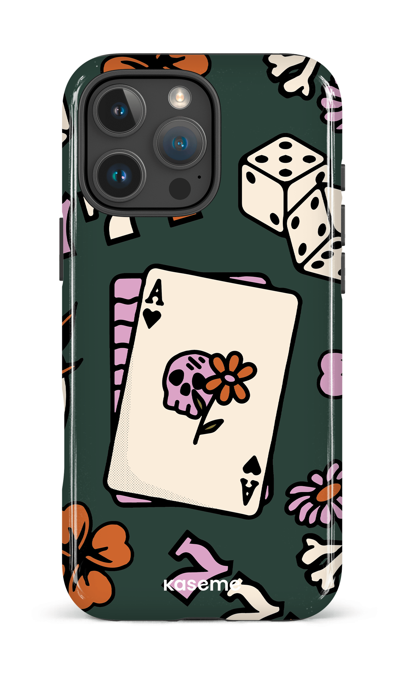 iPhone 16 Pro Max Impact Case Poker Face -