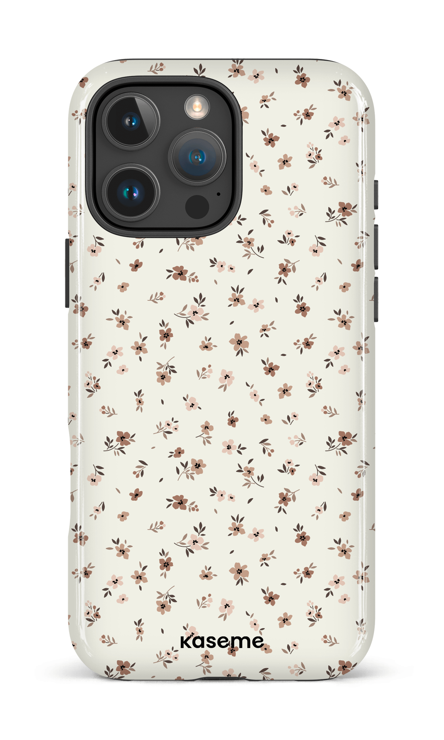 iPhone 16 Pro Max Impact Case Porcelain blossom Mousse -