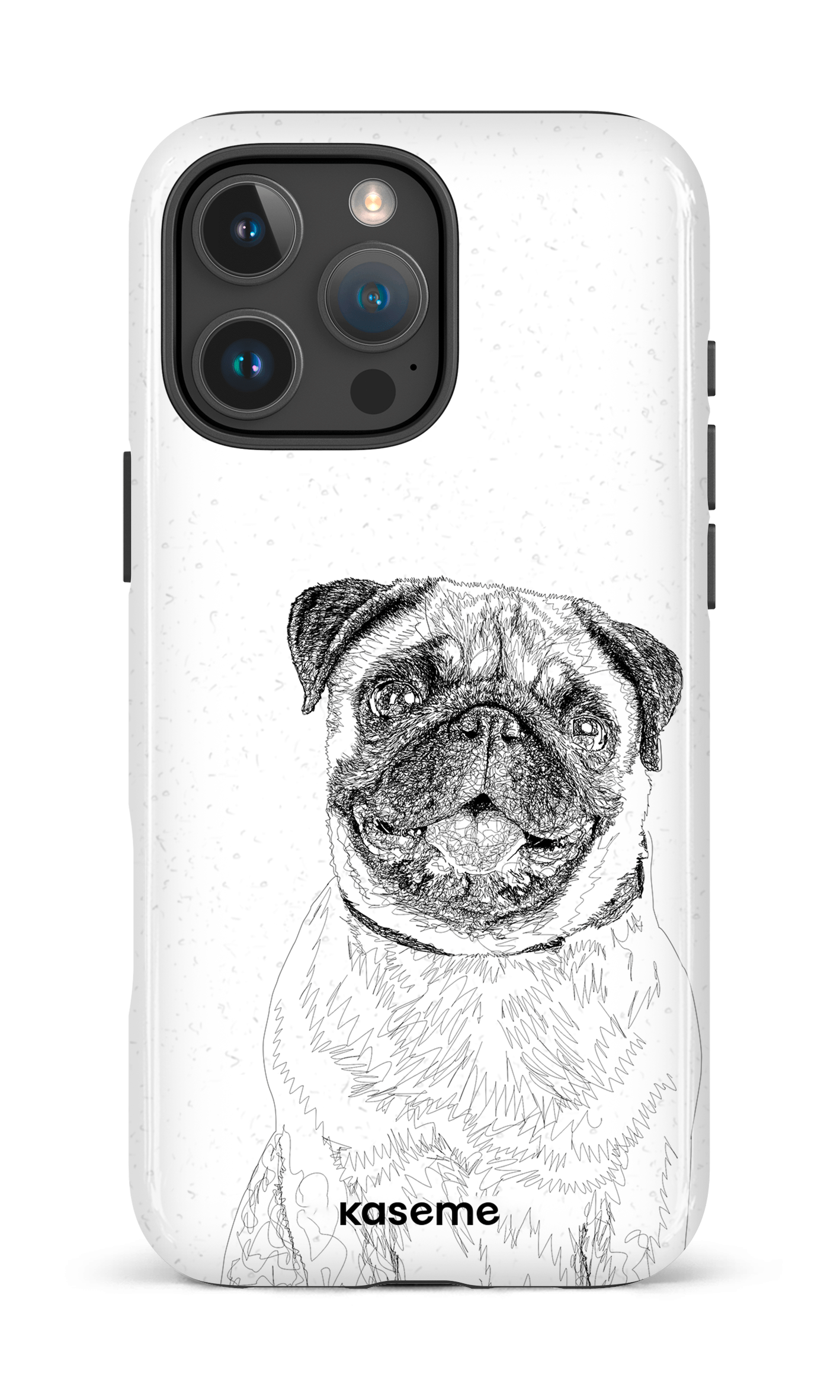 iPhone 16 Pro Max Impact Case Pug -