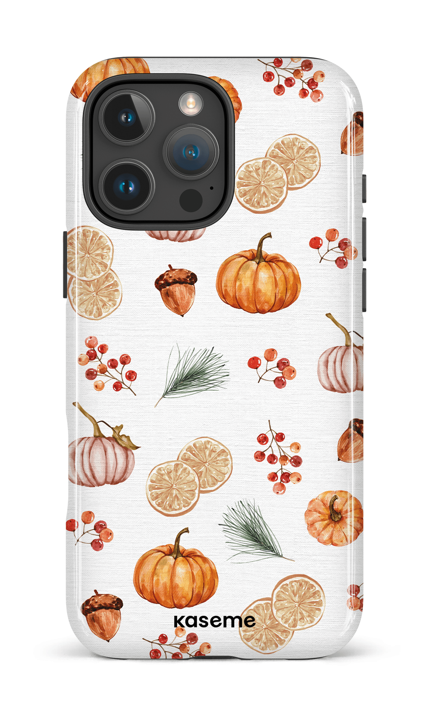 iPhone 16 Pro Max Impact Case Pumpkin Garden -