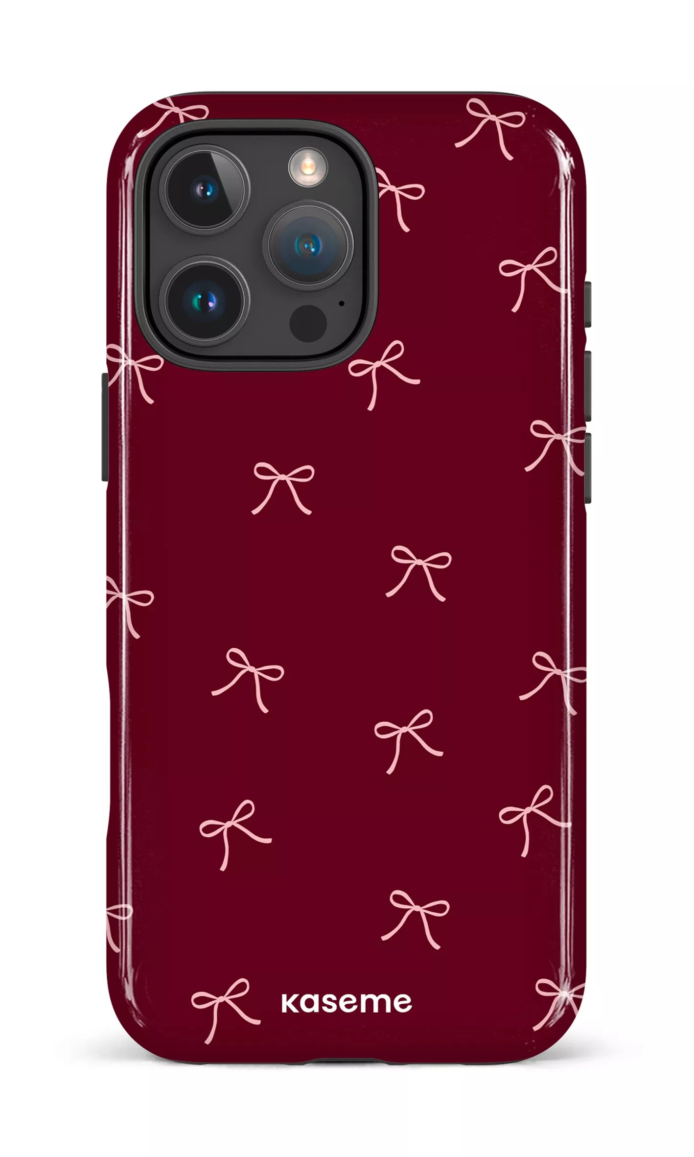 iPhone 16 Pro Max Impact Case Roselyn Burgundy -
