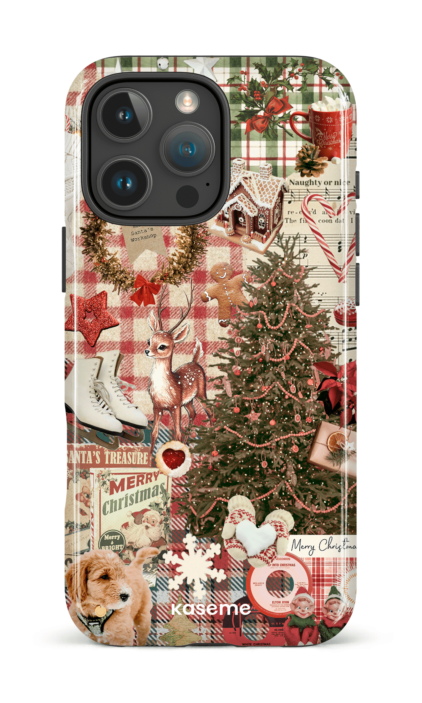 iPhone 16 Pro Max Impact Case Santa's Treasure -