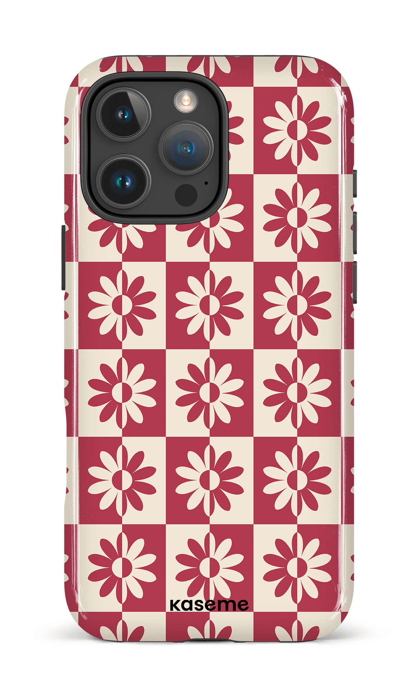 iPhone 16 Pro Max Impact Case Snowdrop Red -