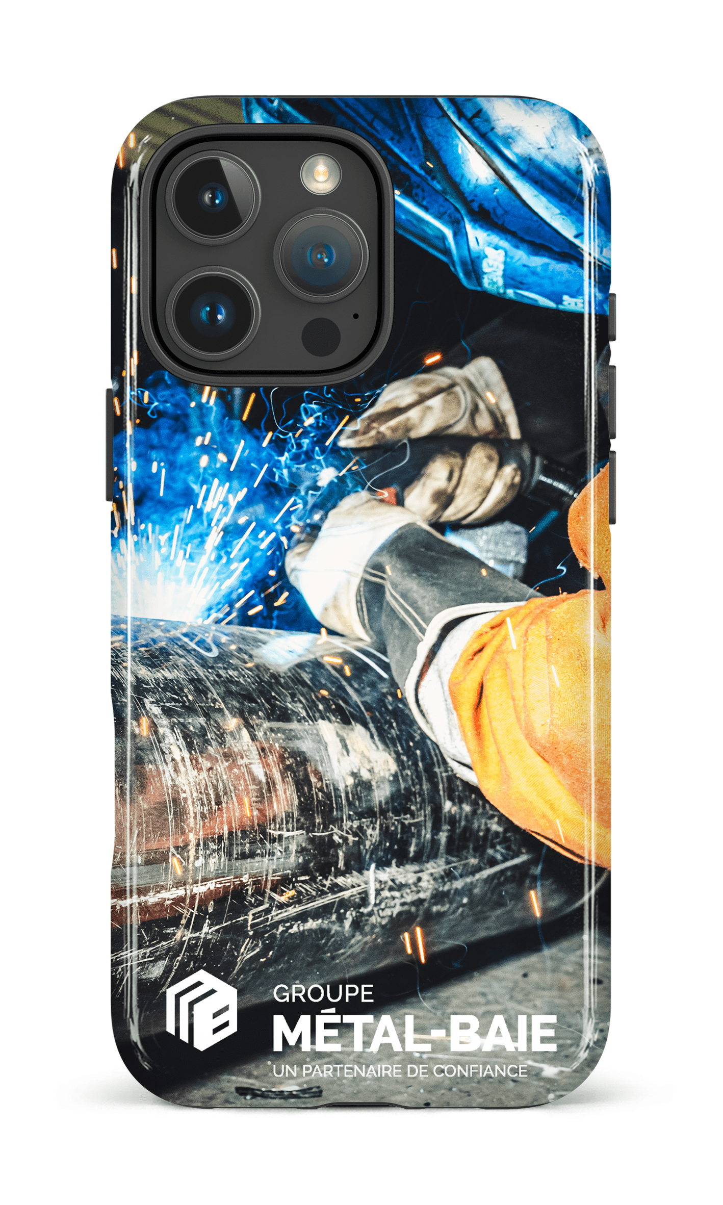 iPhone 16 Pro Max Impact Case Soudure par Métal-Baie -