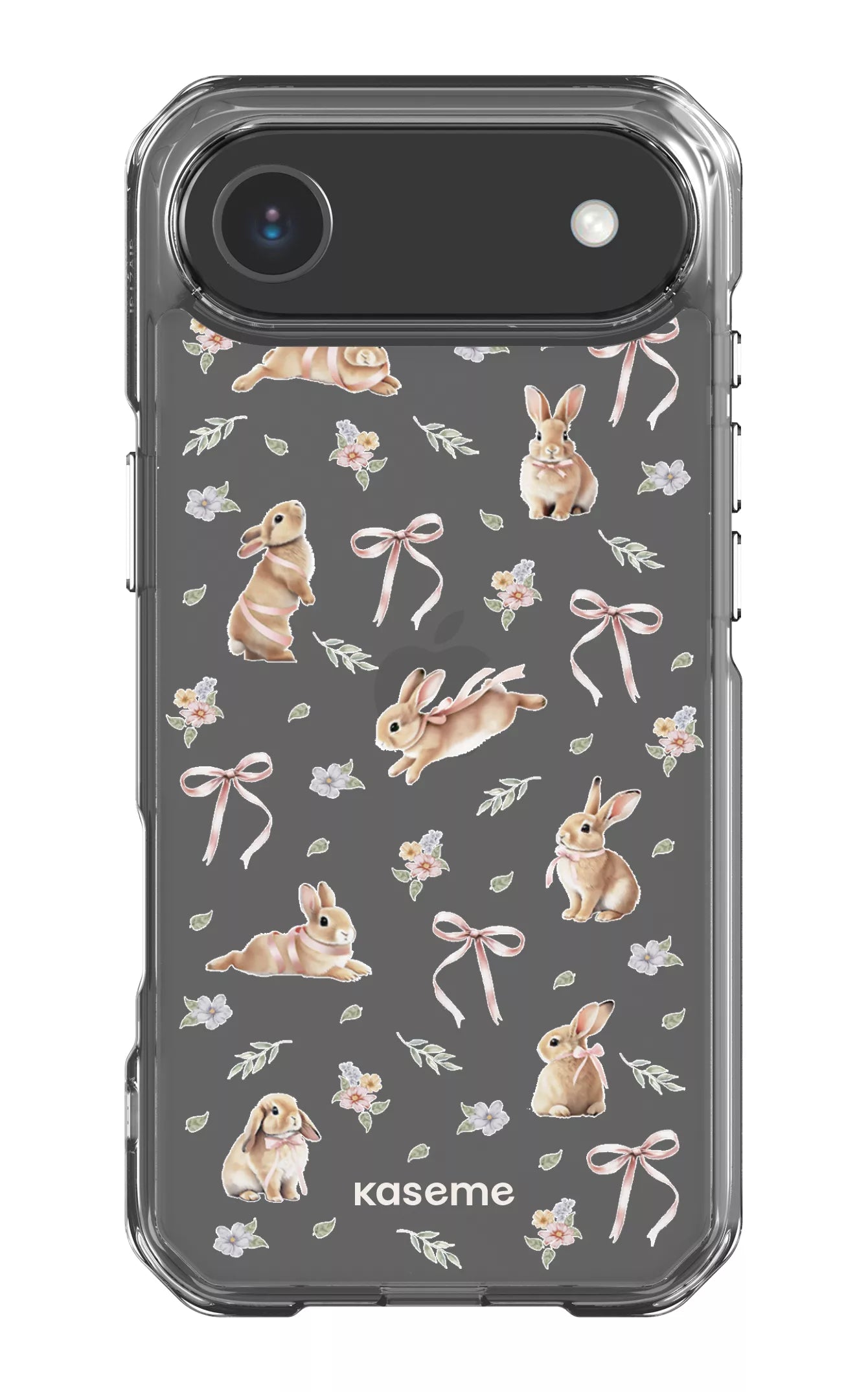iPhone 17 Air Clear Case Bunny Bloom Clear Case -