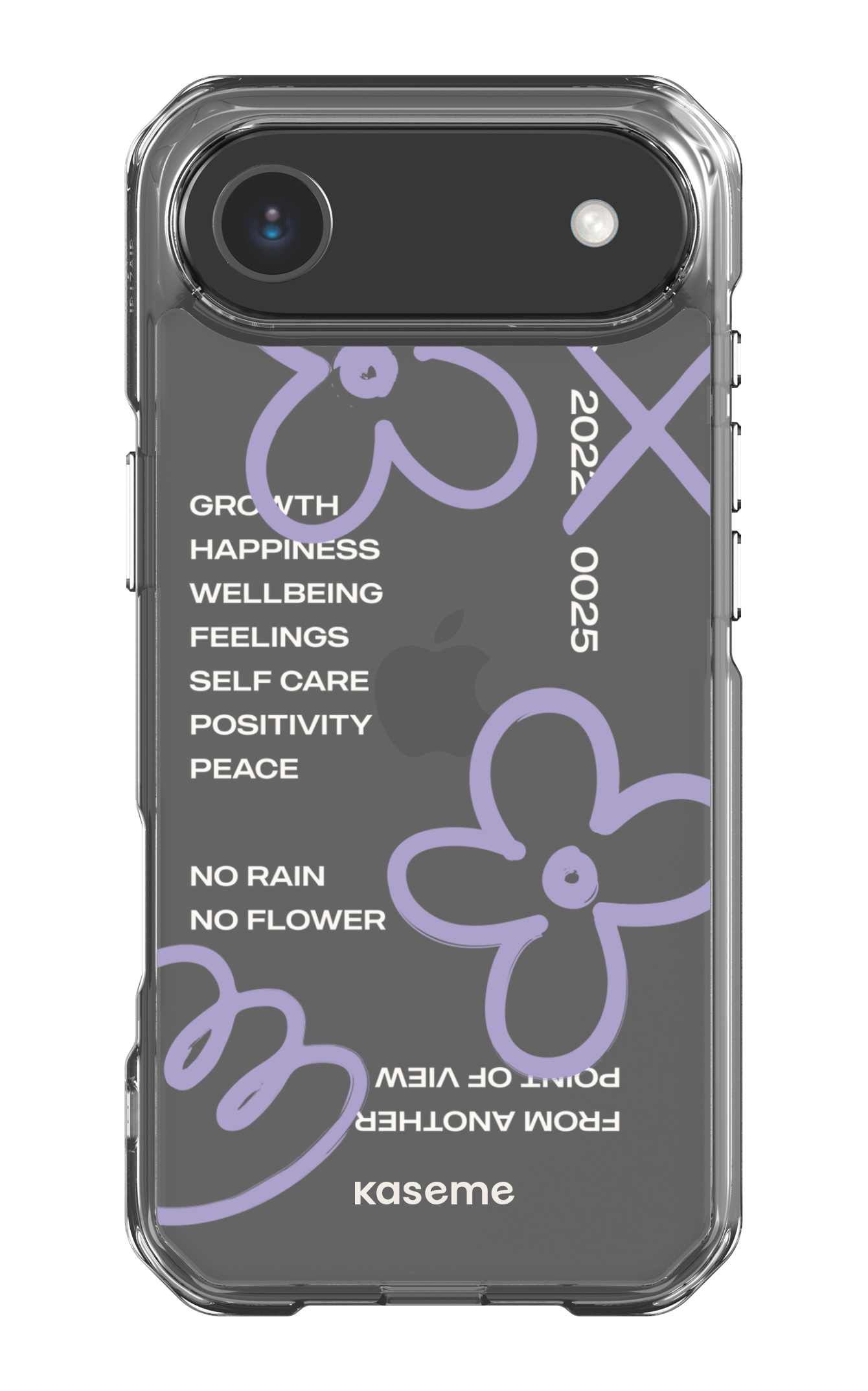 iPhone 17 Air Clear Case Feelings purple Clear Case -
