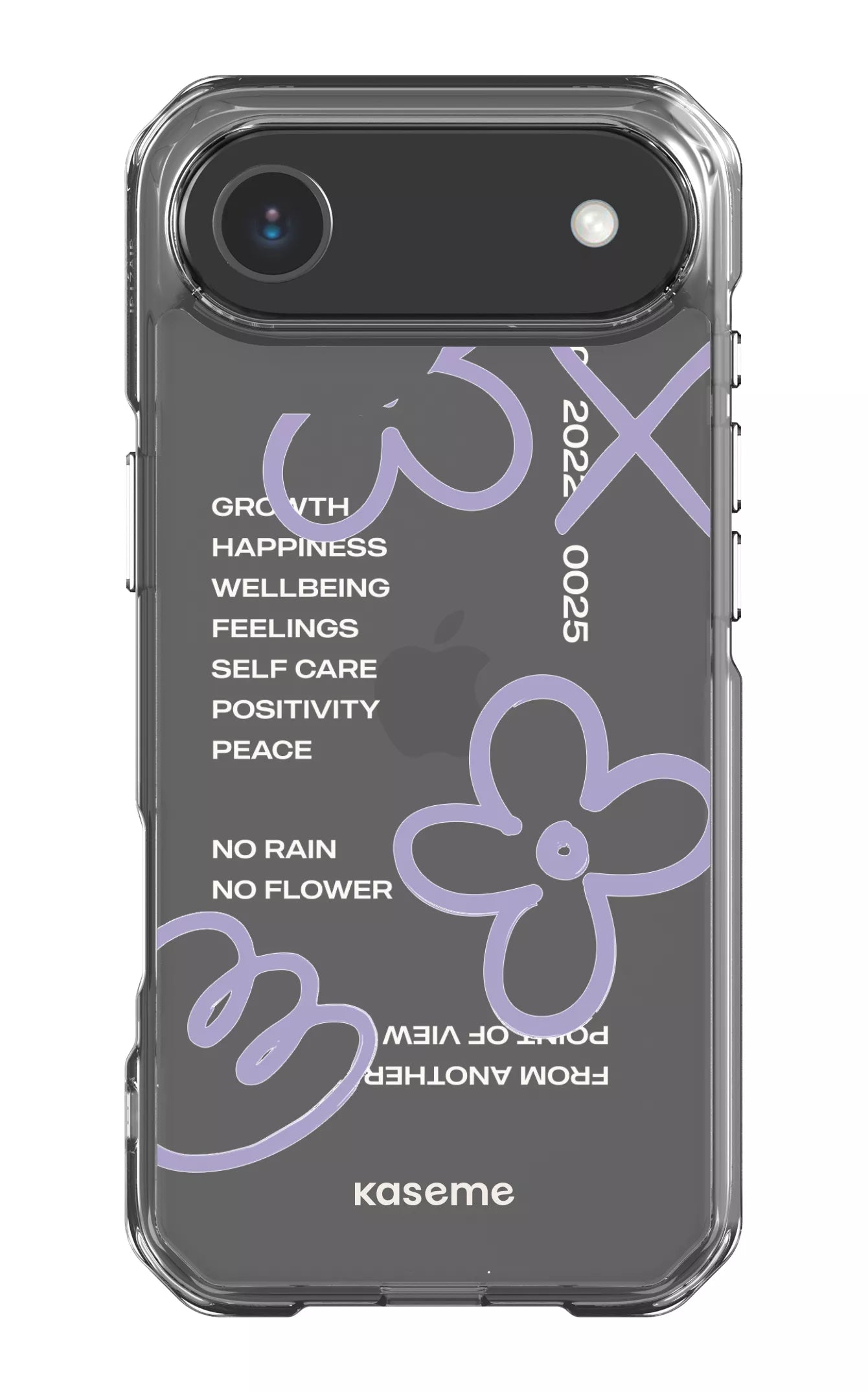 iPhone 17 Air Clear Case Feelings purple Clear Case -