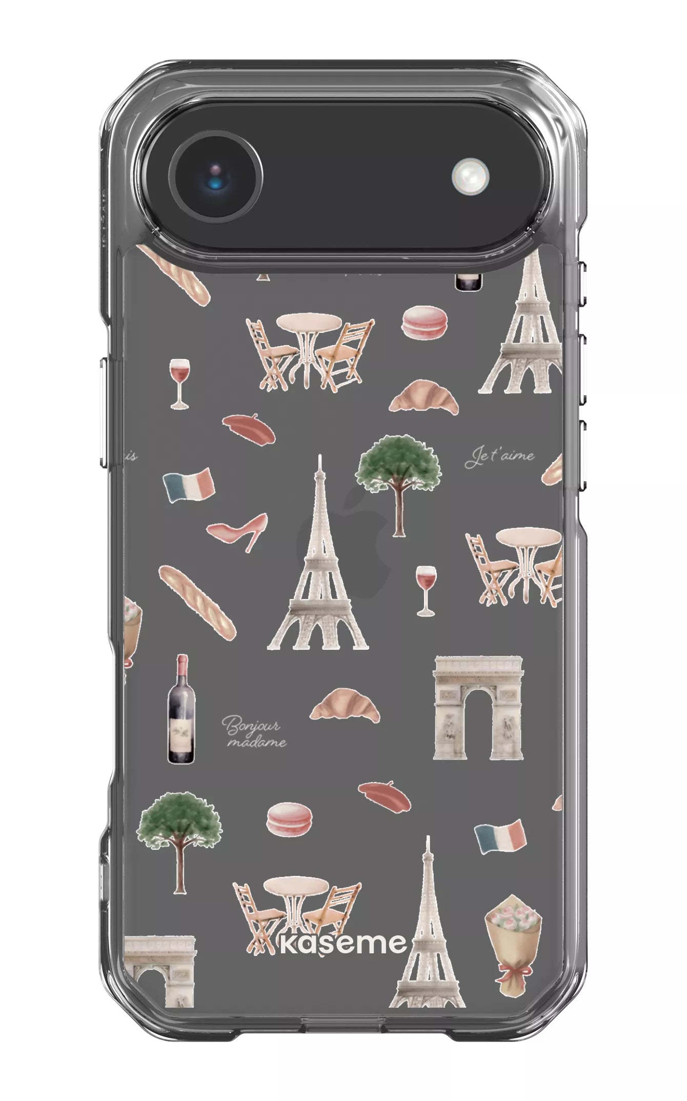 iPhone 17 Air Clear Case Je t'aime Paris Clear Case -
