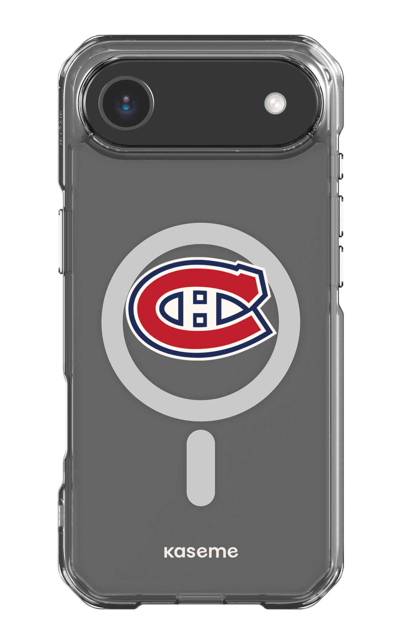 iPhone 17 Air Clear Case Magsafe Canadiens Logo Clear -