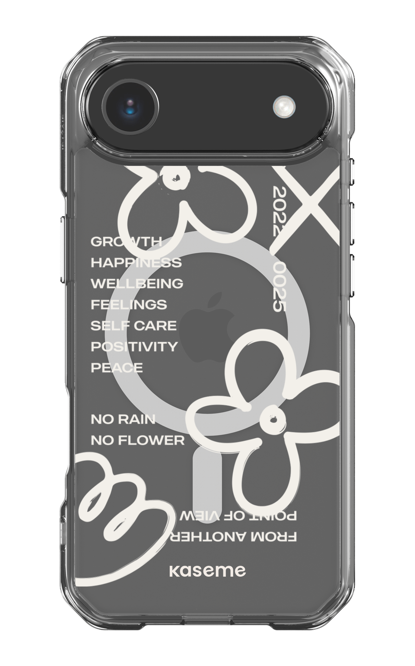 iPhone 17 Air Clear Case Magsafe Feelings white Clear Case -