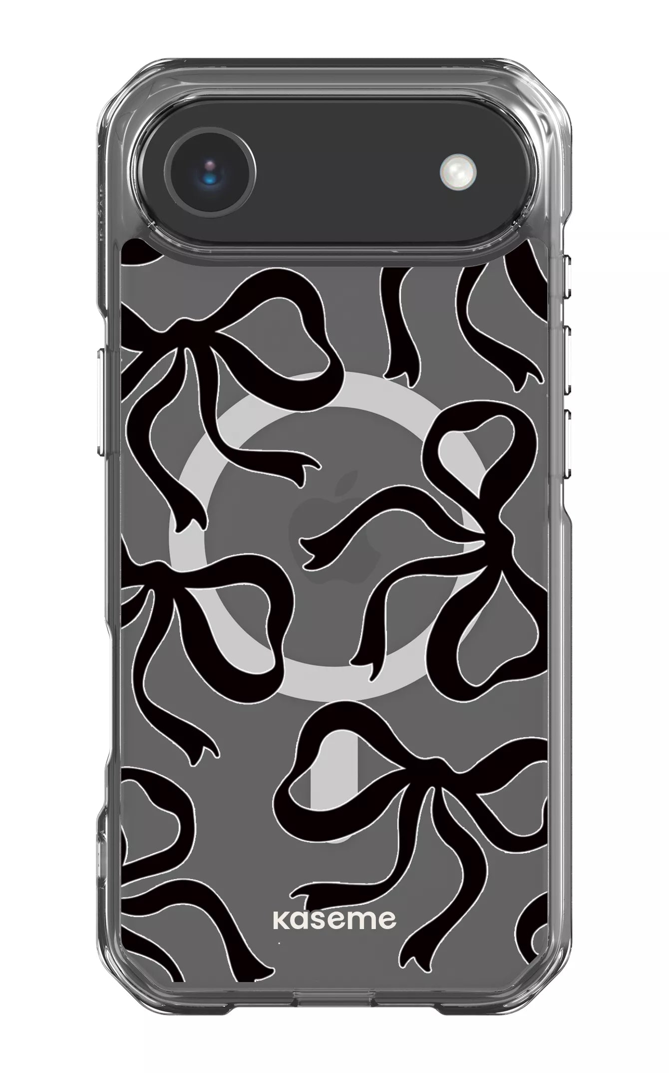 iPhone 17 Air Clear Case Magsafe Lace Black Clear Case -