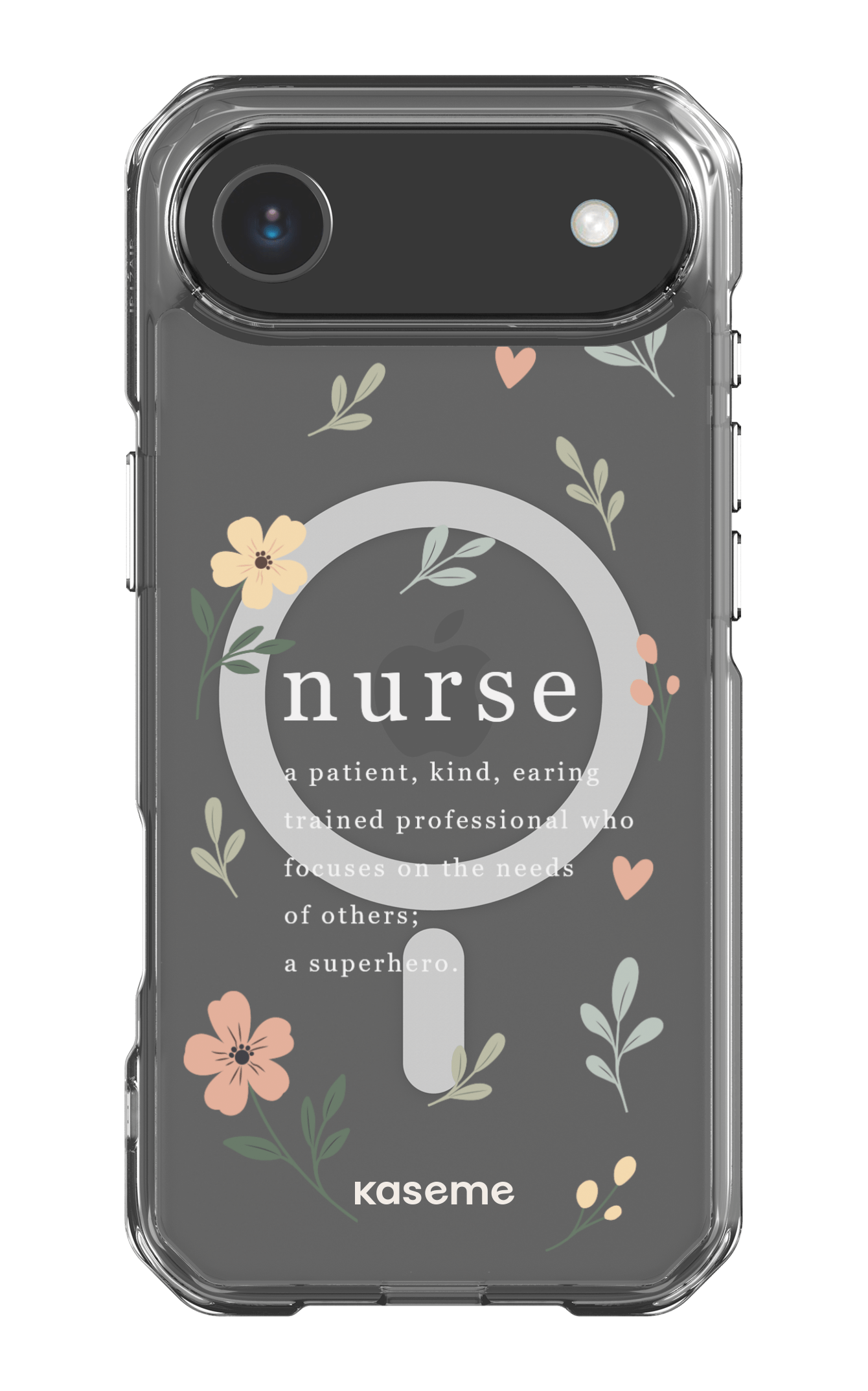 iPhone 17 Air Clear Case Magsafe With Heart Clear Case -