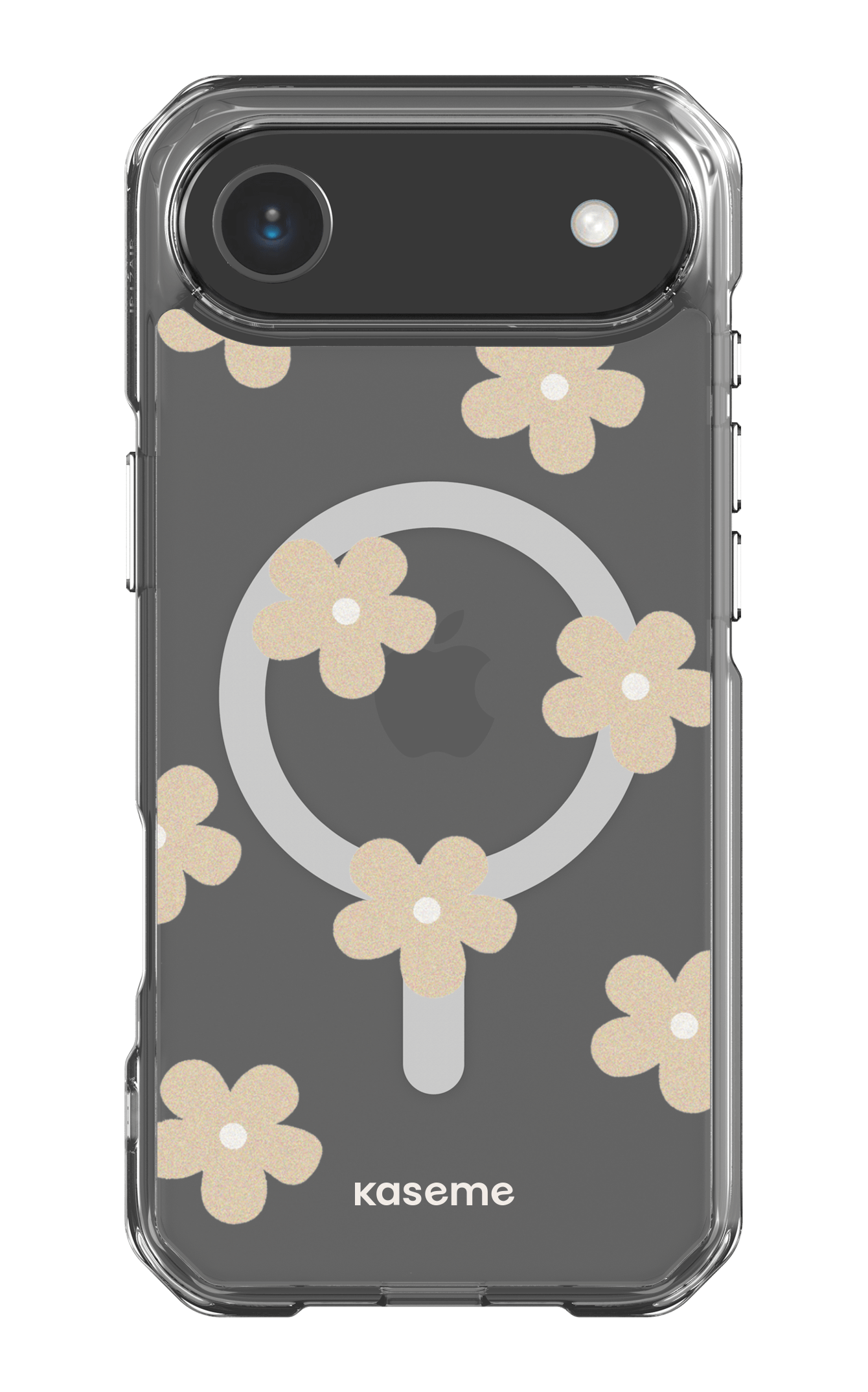 iPhone 17 Air Clear Case Magsafe Woodstock Beige Clear Case -