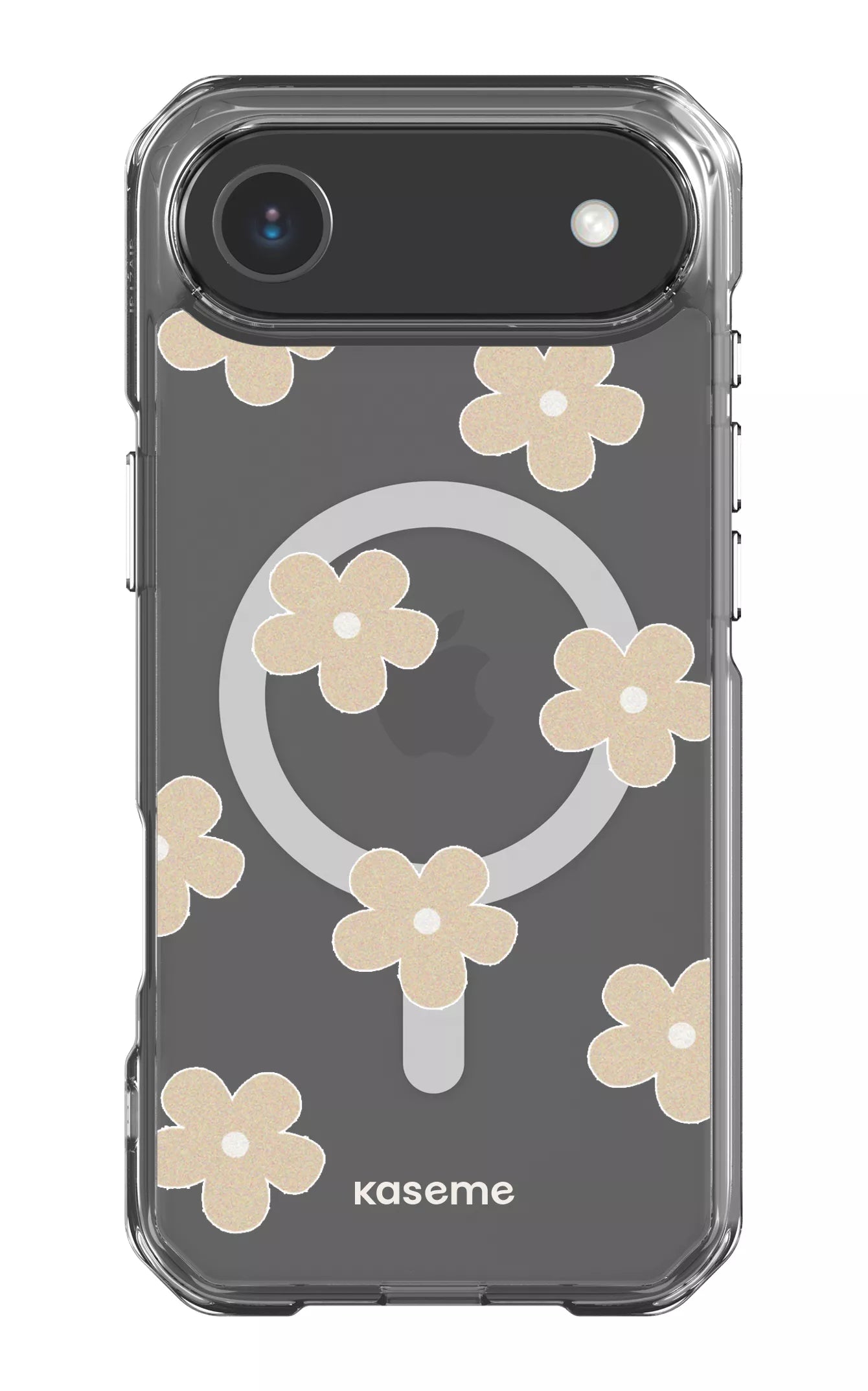iPhone 17 Air Clear Case Magsafe Woodstock Beige Clear Case -
