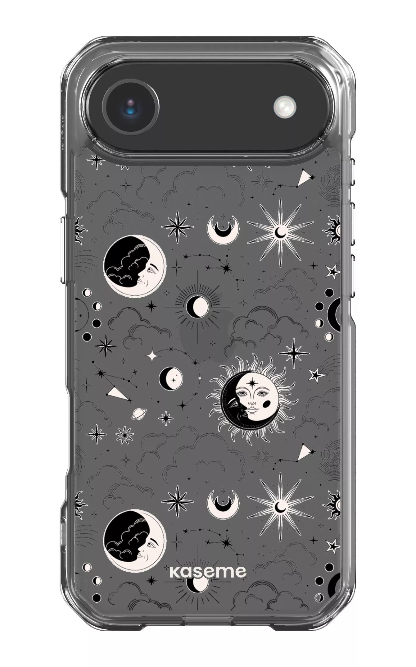 iPhone 17 Air Clear Case Milky Way Black Clear Case -