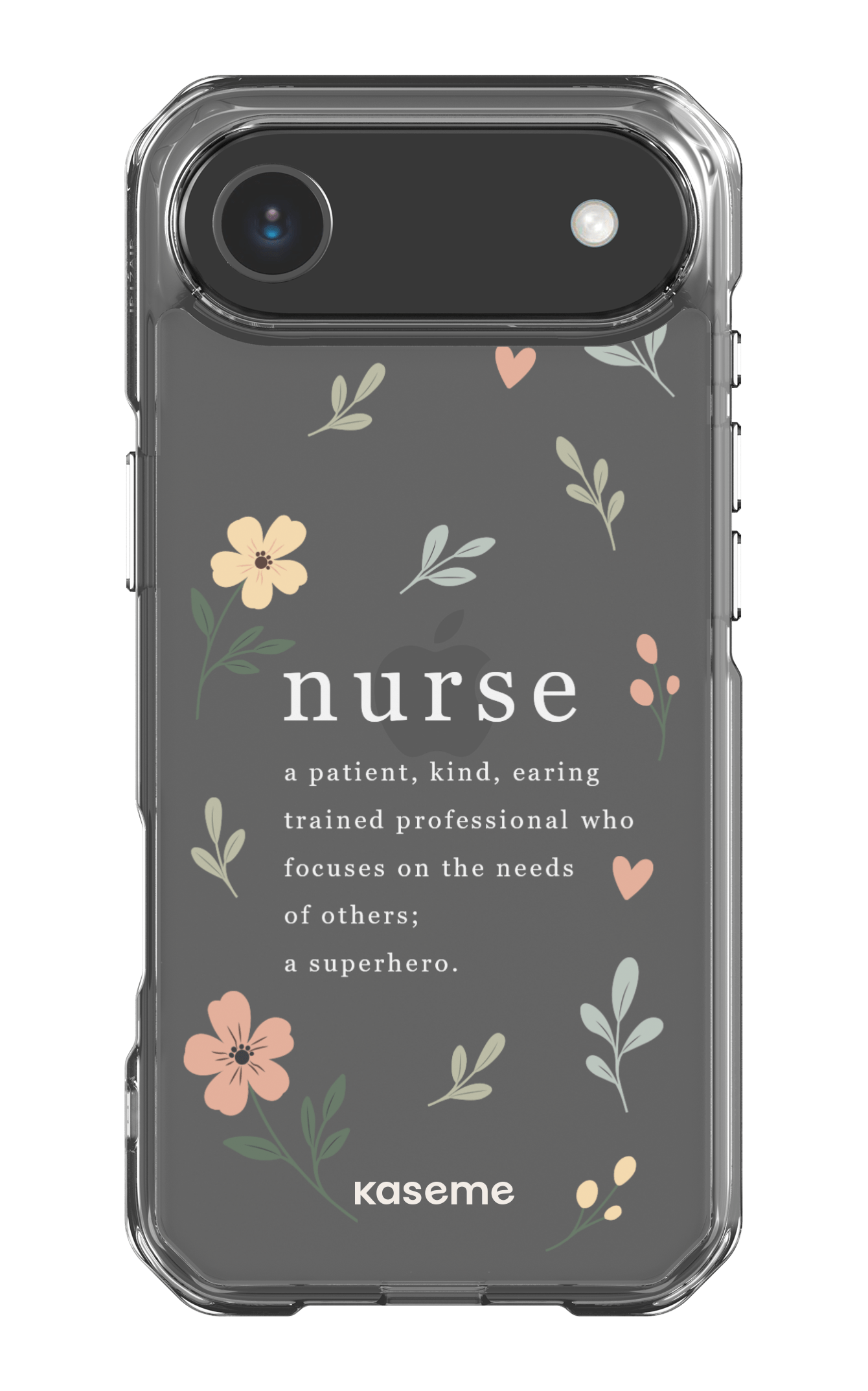 iPhone 17 Air Clear Case With Heart Clear Case -