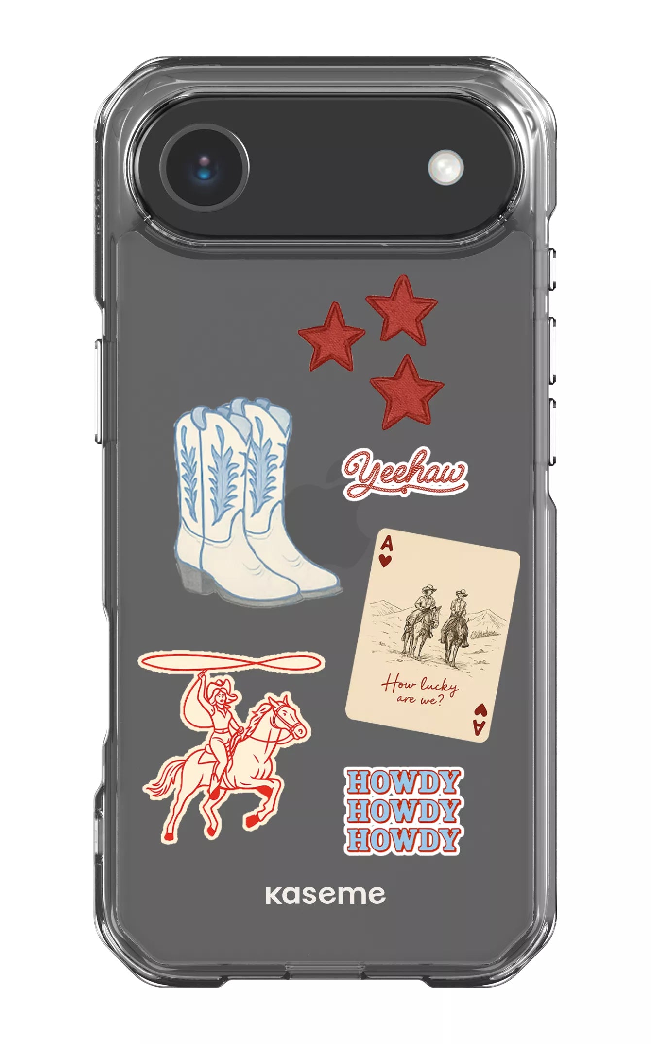 iPhone 17 Air Clear Case Yeehaw Clear Case -