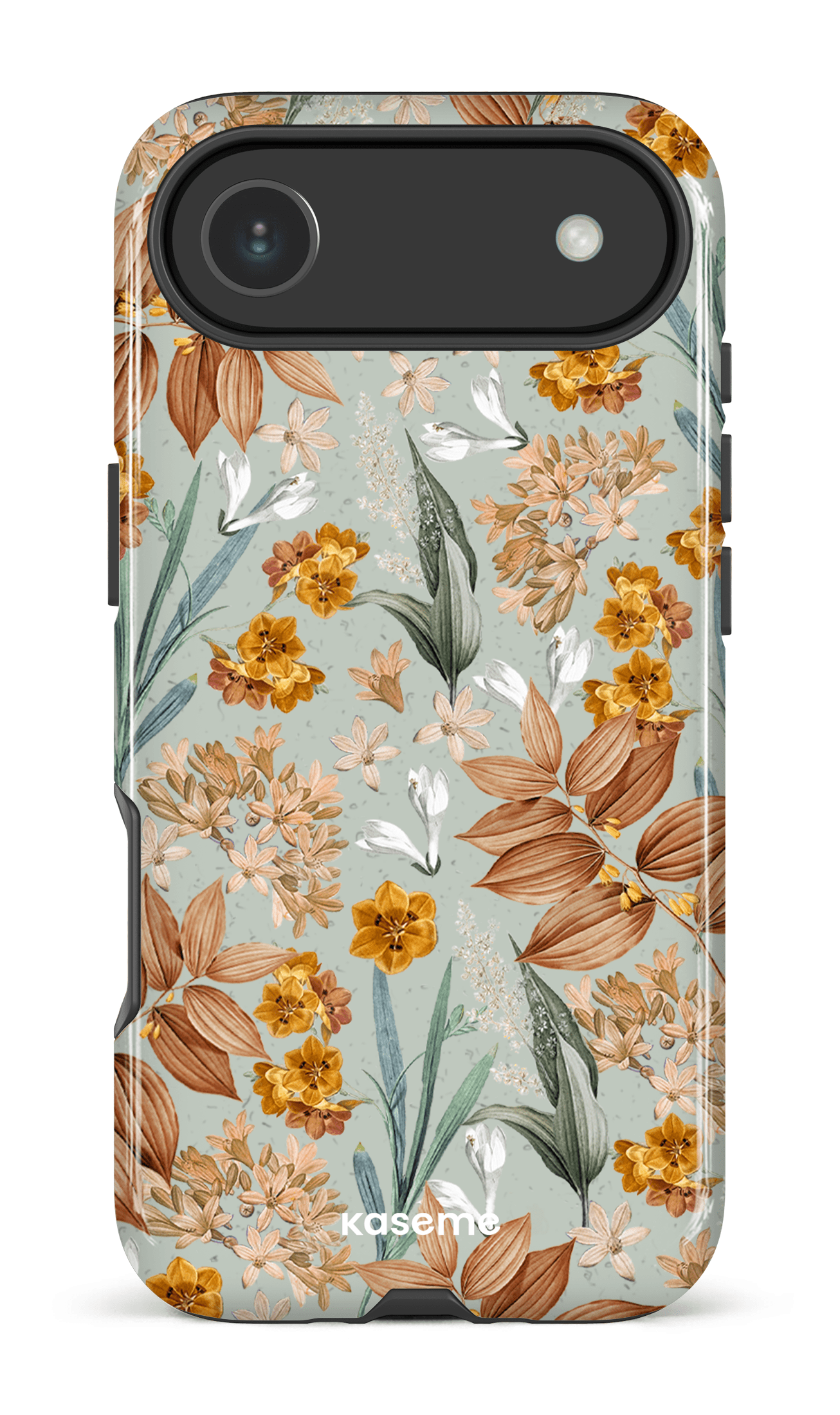 iPhone 17 Air Impact Case Autumn Leaves Blue -