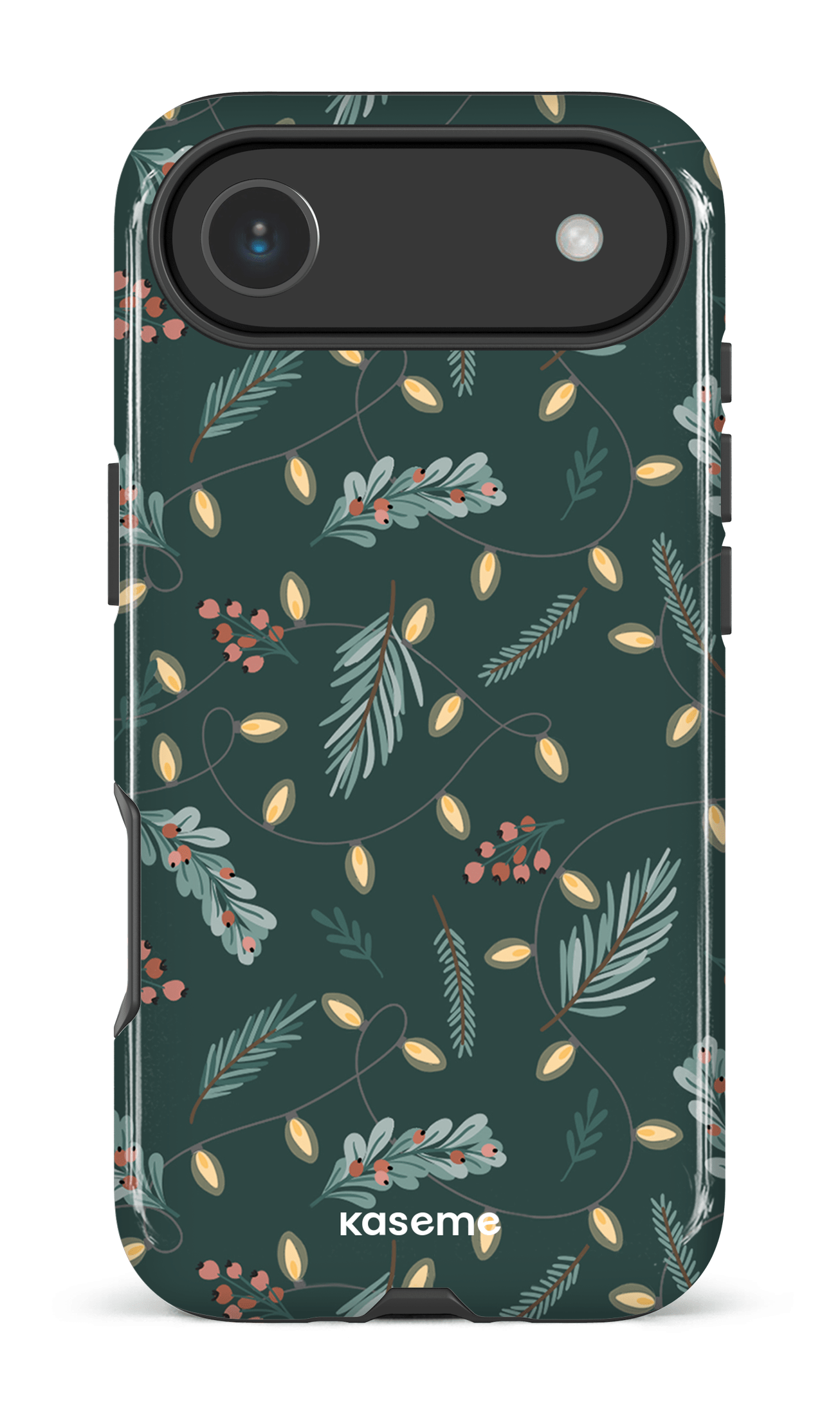 iPhone 17 Air Impact Case Cozy winter night green -