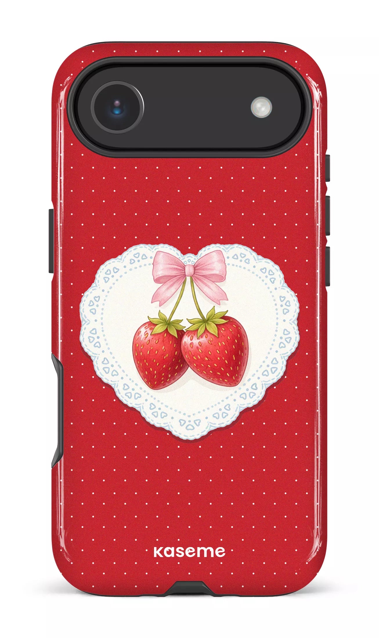 iPhone 17 Air Impact Case Fresa Lace Red -