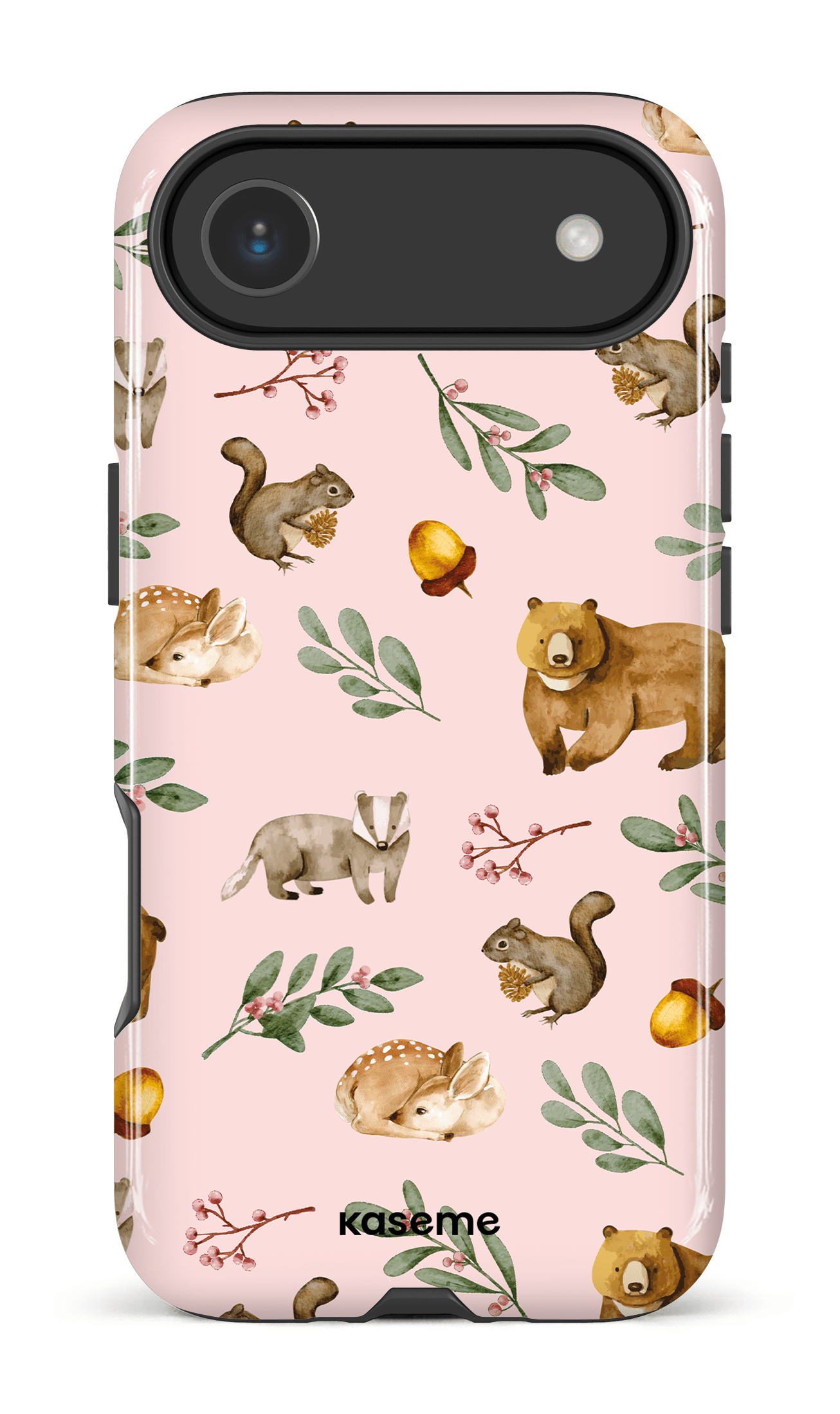 iPhone 17 Air Impact Case Furry Forest Pink -