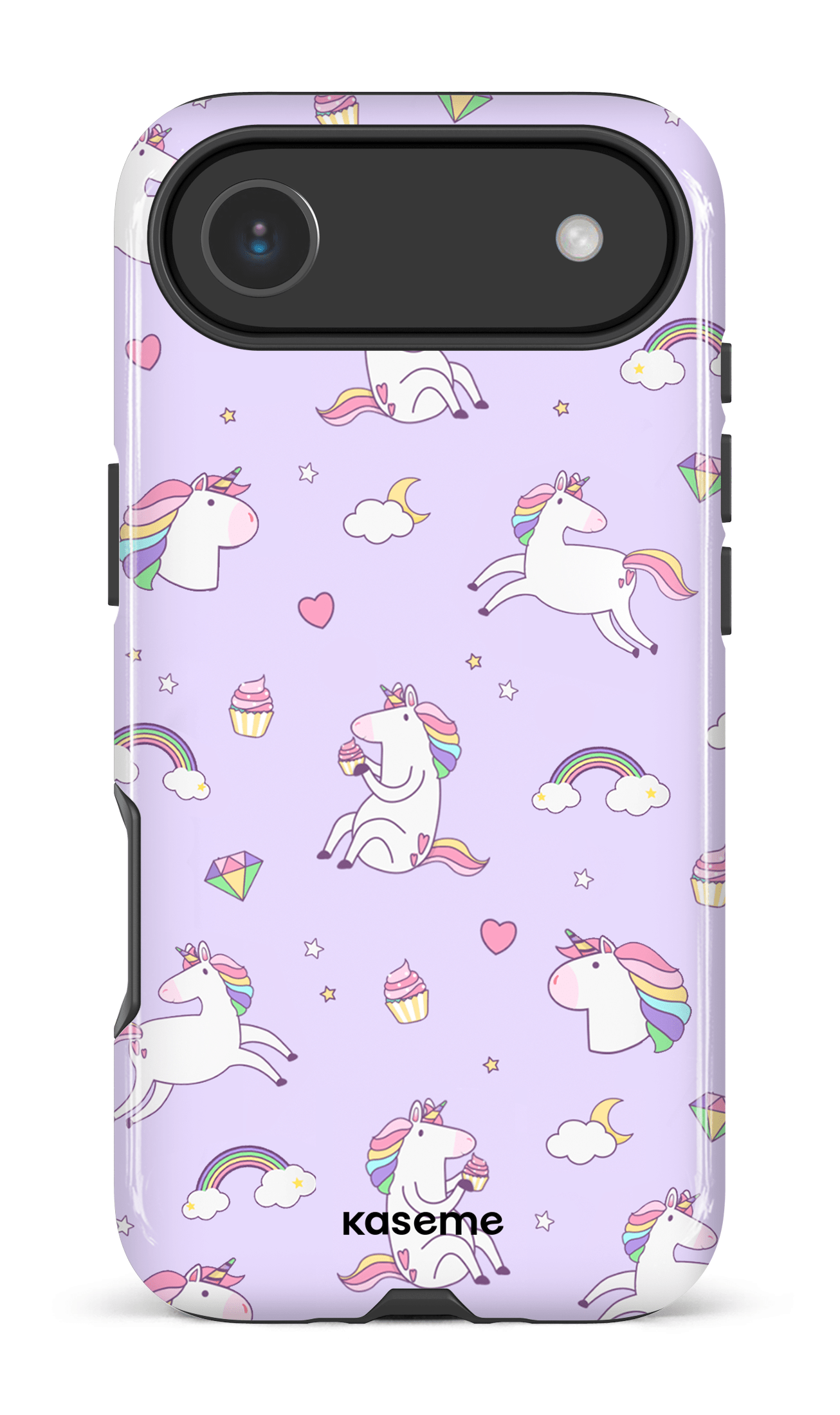 iPhone 17 Air Impact Case Glitter purple -