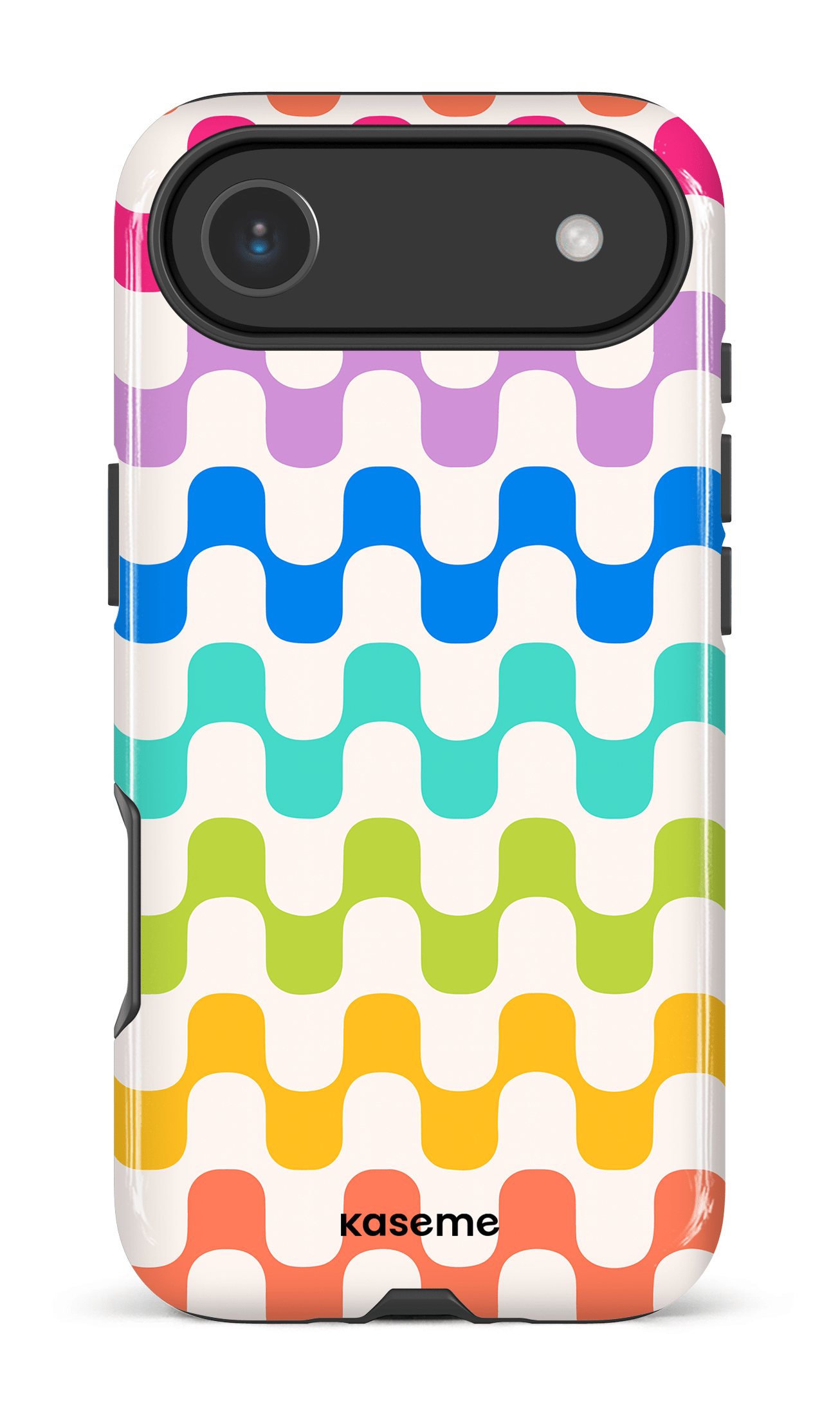iPhone 17 Air Impact Case Hippy Rainbow -