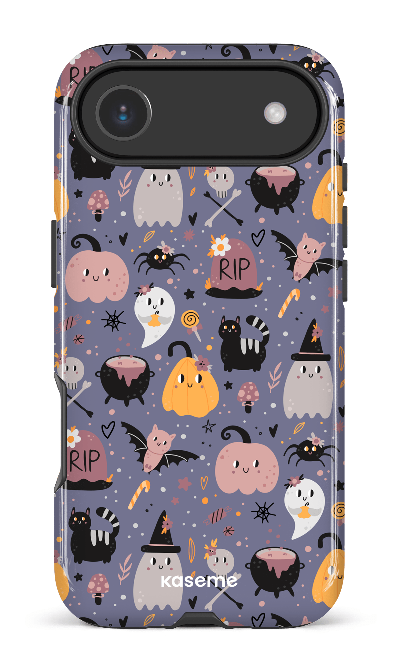 iPhone 17 Air Impact Case Trick or Threat Purple -