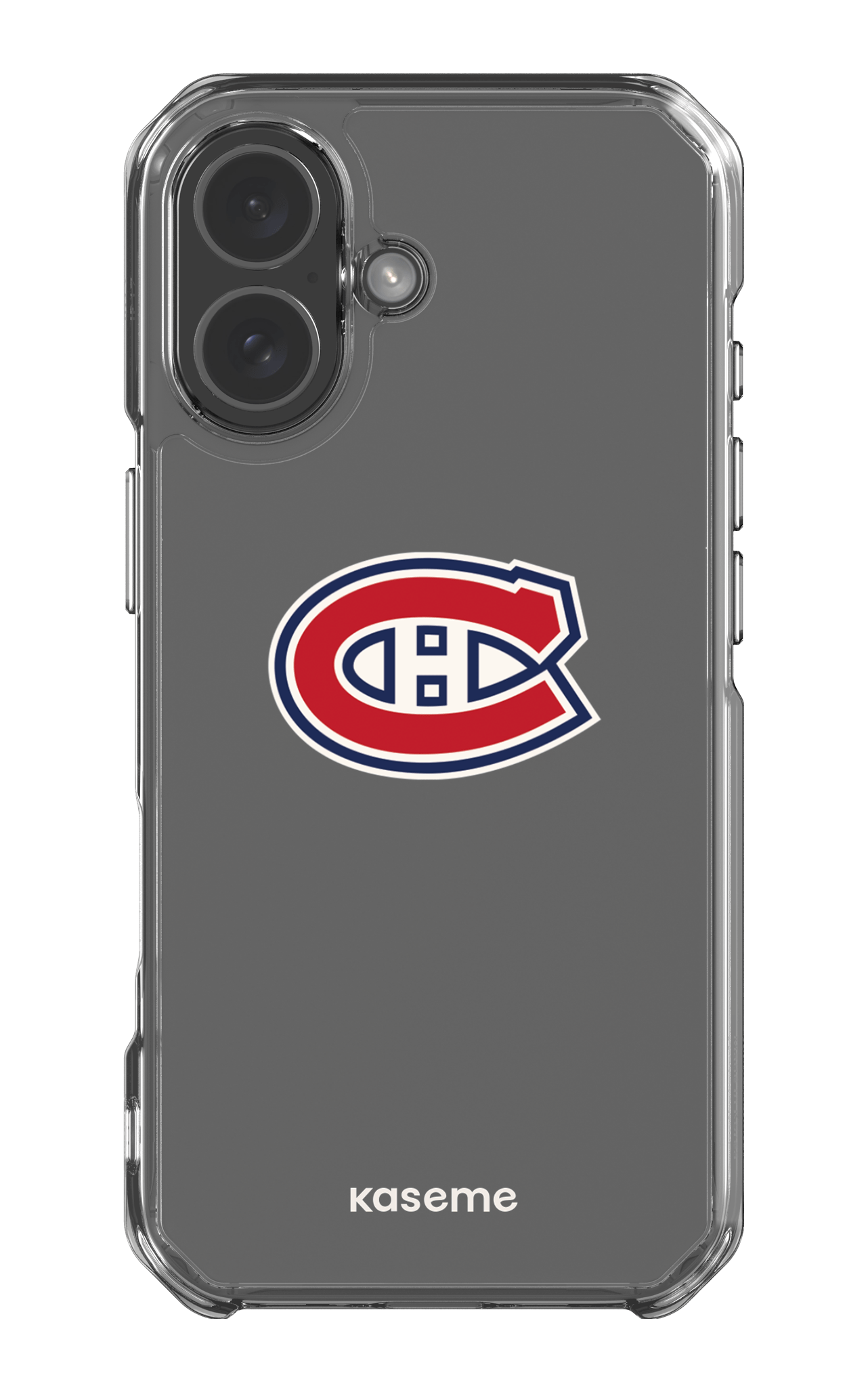 iPhone 17 Clear Case Canadiens Logo Clear -