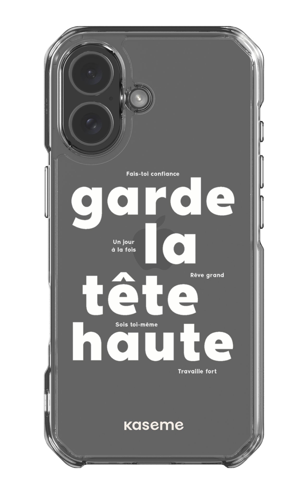 iPhone 17 Clear Case État d'esprit Clear Case -