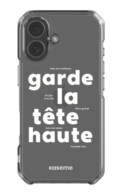 iPhone 17 Clear Case État d'esprit Clear Case -