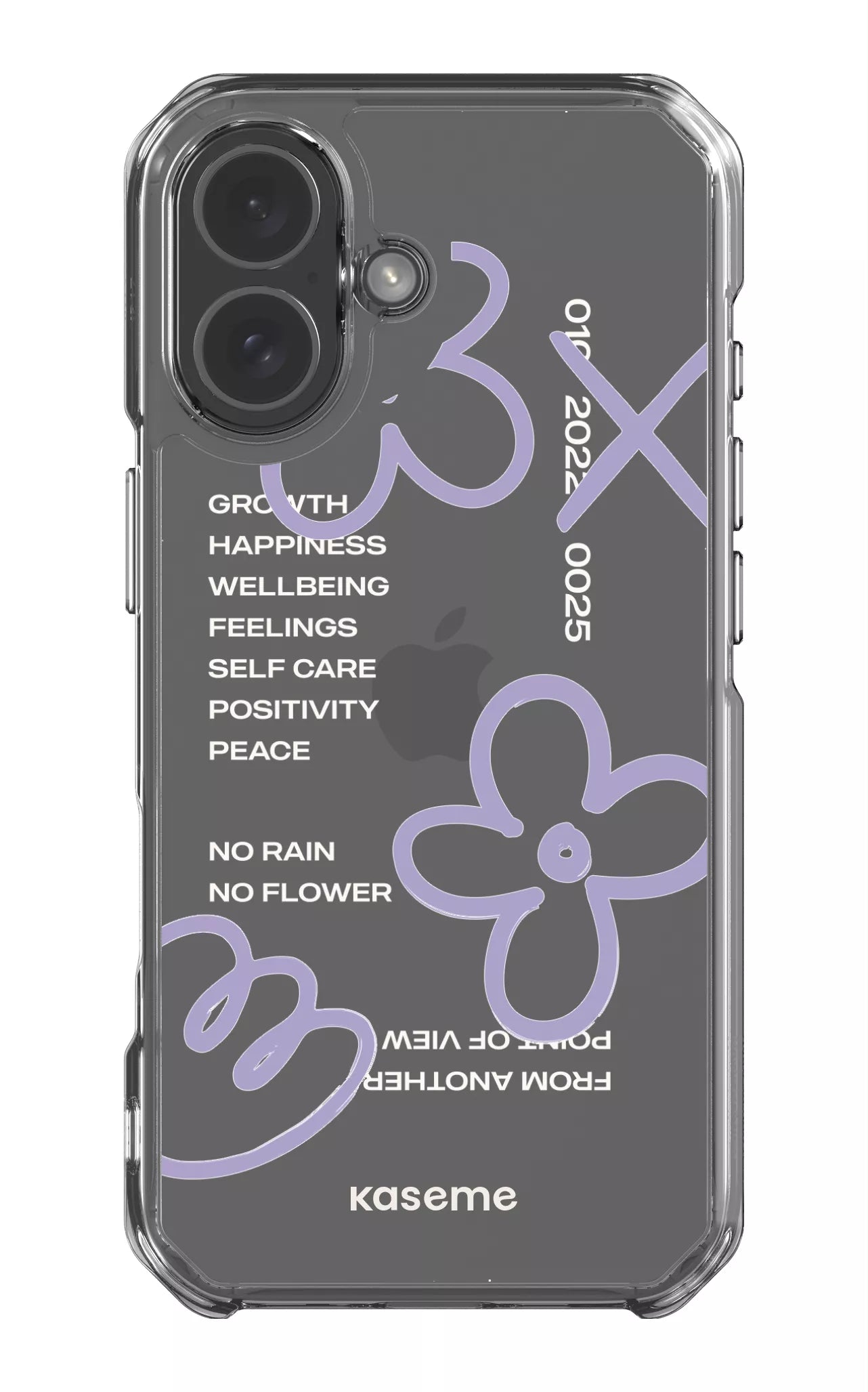 iPhone 17 Clear Case Feelings purple Clear Case -