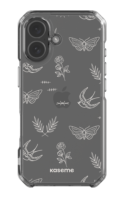 iPhone 17 Clear Case Ink white Clear Case -