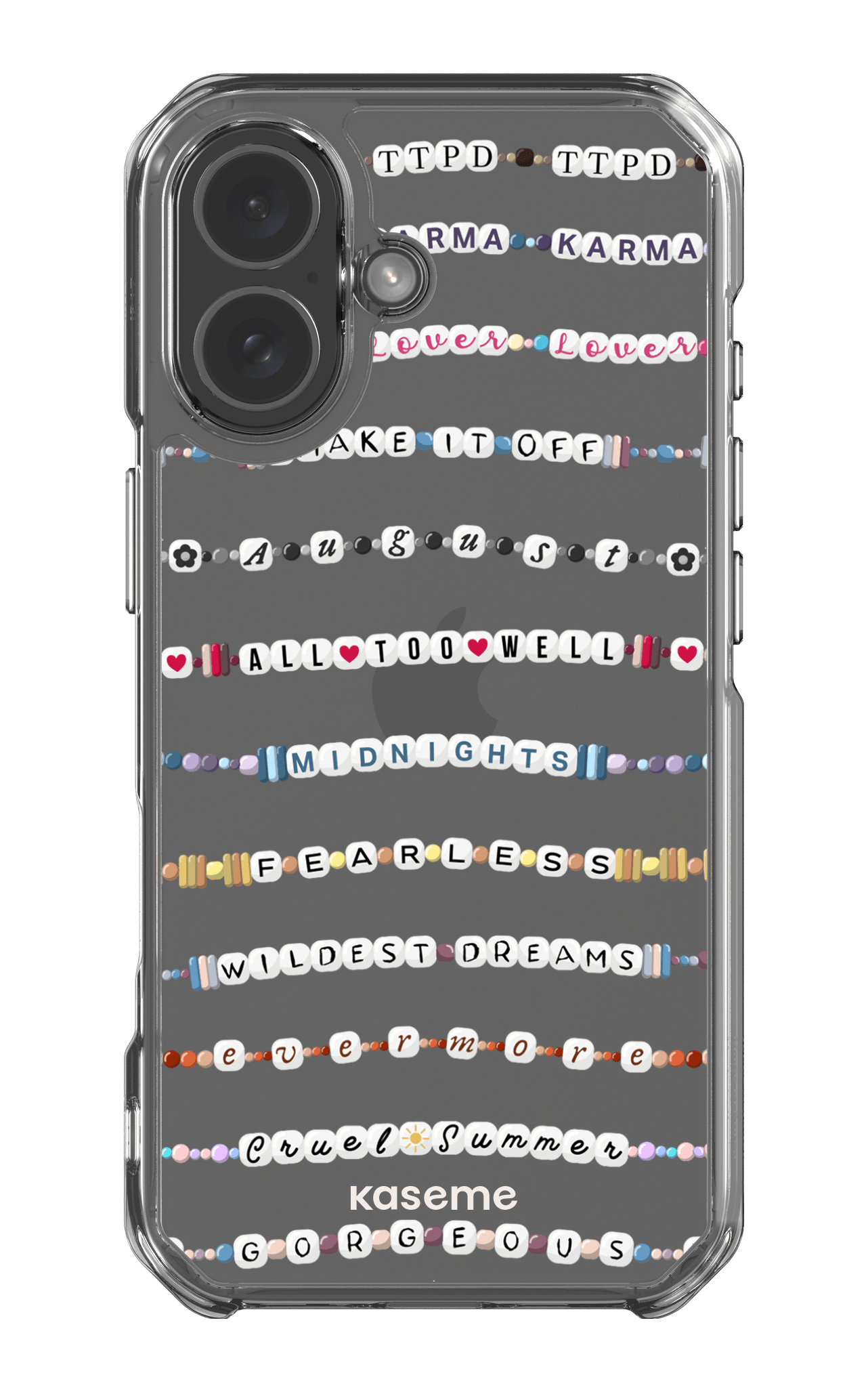 iPhone 17 Clear Case Love Story Clear Case -