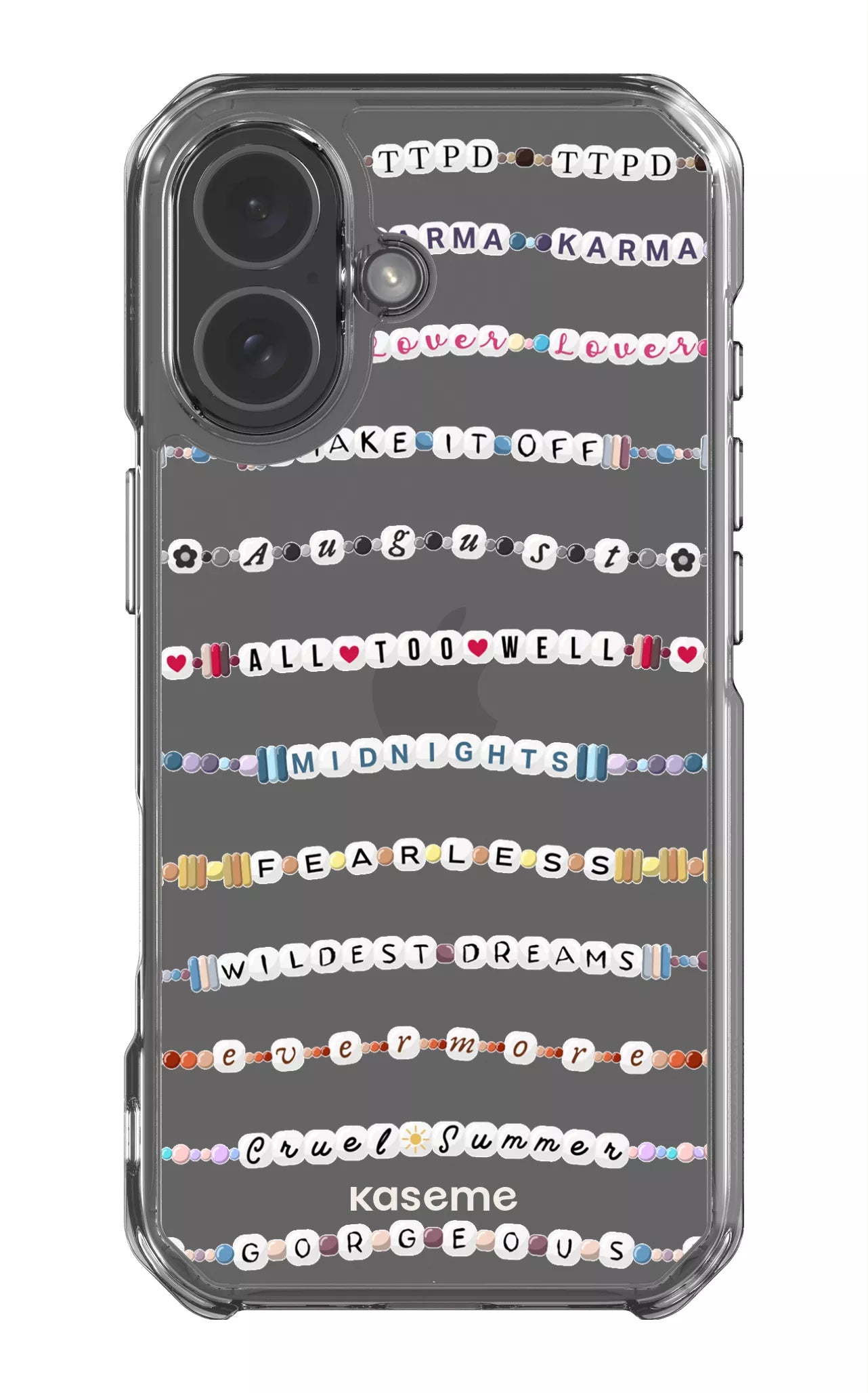 iPhone 17 Clear Case Love Story Clear Case -