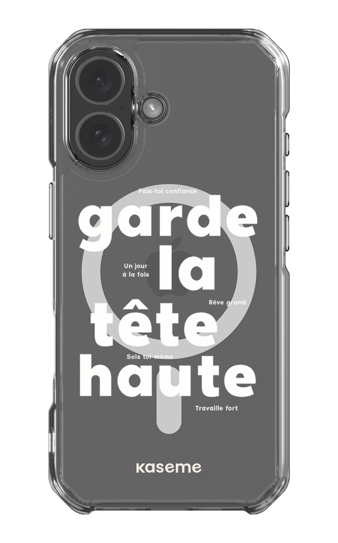 iPhone 17 Clear Case Magsafe État d'esprit Clear Case -