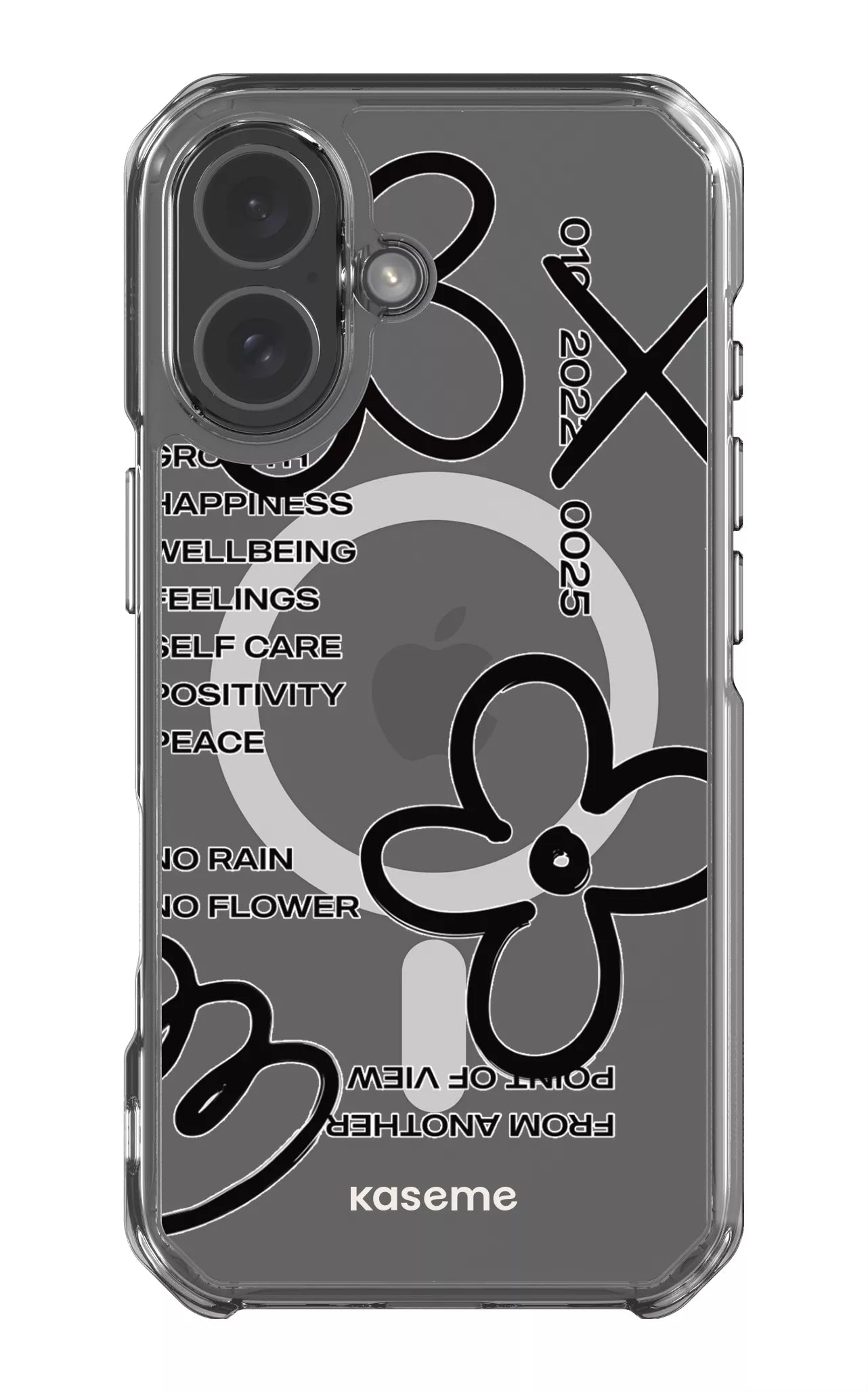 iPhone 17 Clear Case Magsafe Feelings black Clear Case -