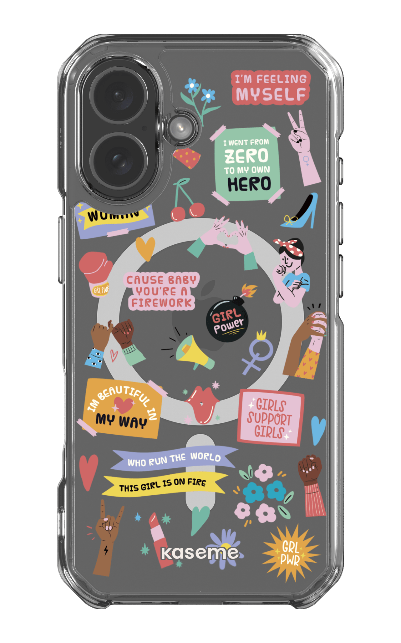 iPhone 17 Clear Case Magsafe Girl Boss Clear Case -