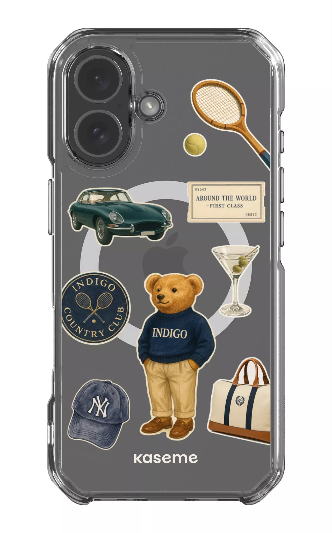 iPhone 17 Clear Case Magsafe Kingsley Clear Case -