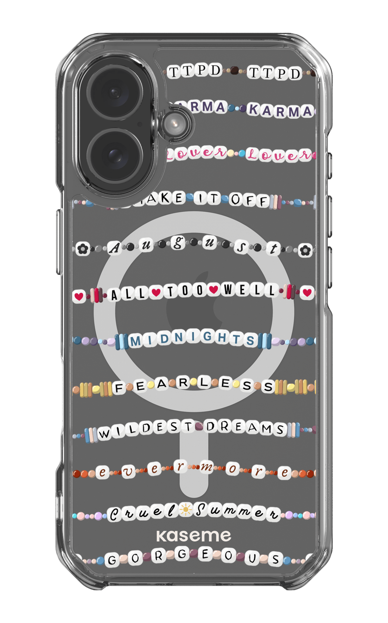 iPhone 17 Clear Case Magsafe Love Story Clear Case -