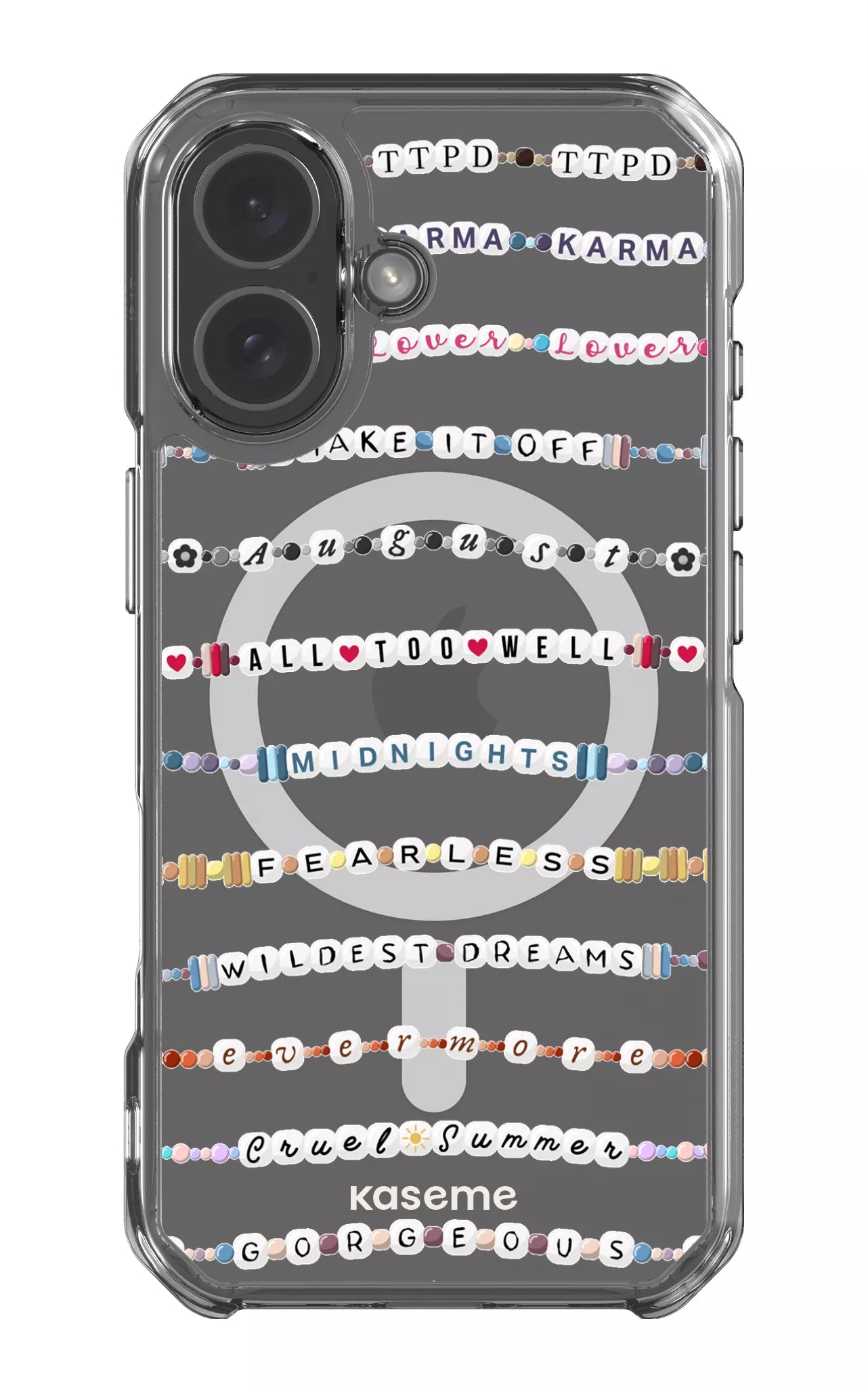 iPhone 17 Clear Case Magsafe Love Story Clear Case -